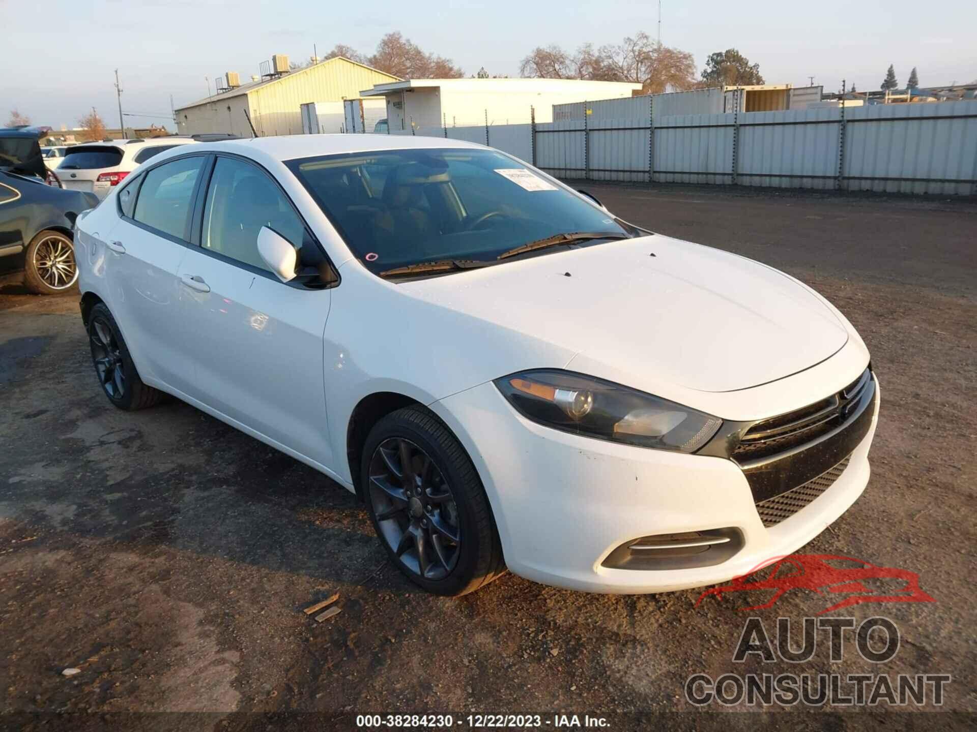 DODGE DART 2016 - 1C3CDFAA9GD690592