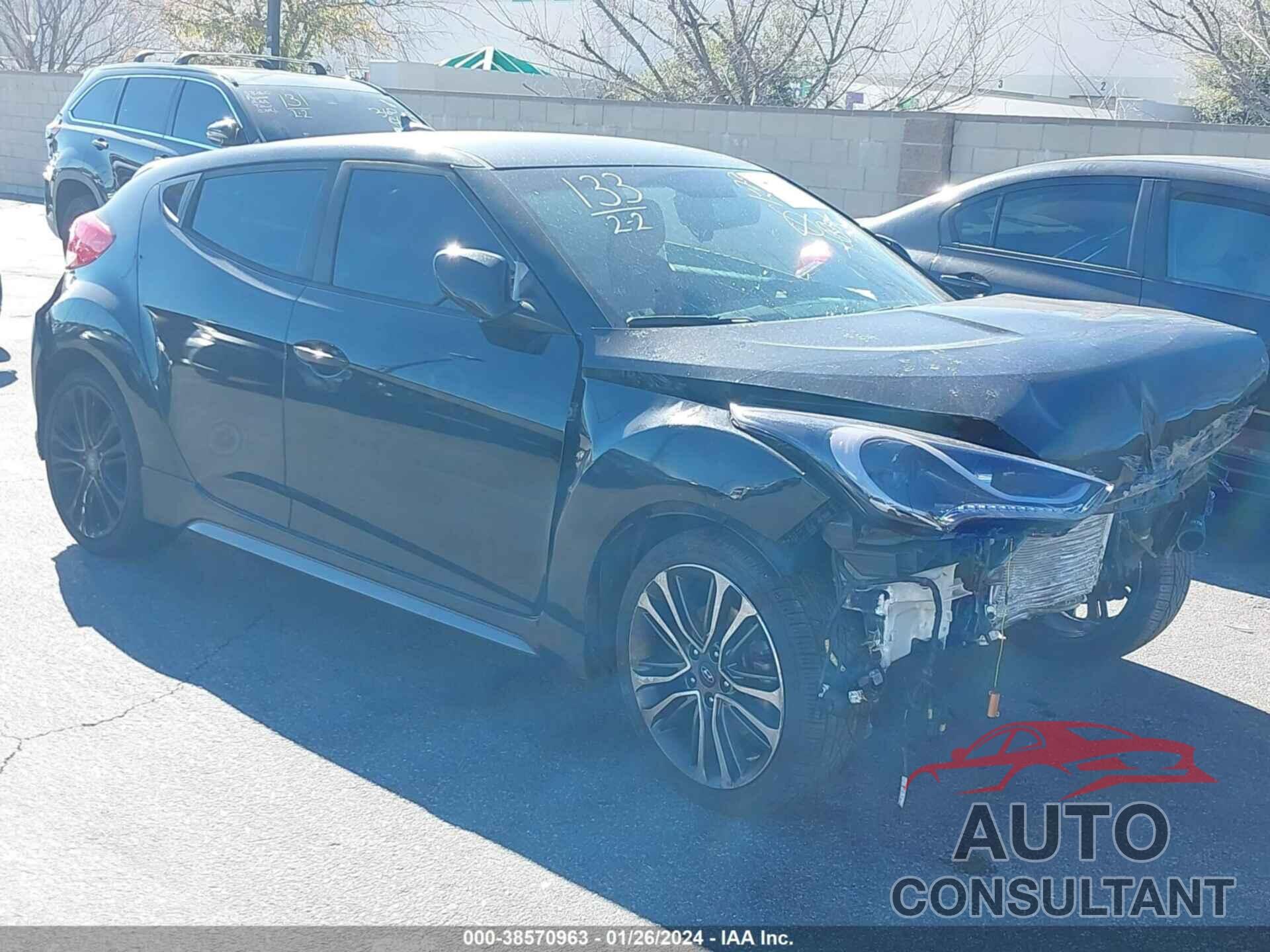 HYUNDAI VELOSTER 2017 - KMHTC6AEXHU315454