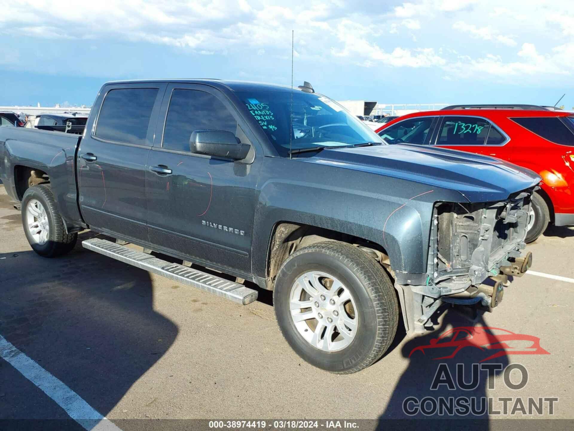 CHEVROLET SILVERADO 1500 2017 - 3GCPCREC3HG194396