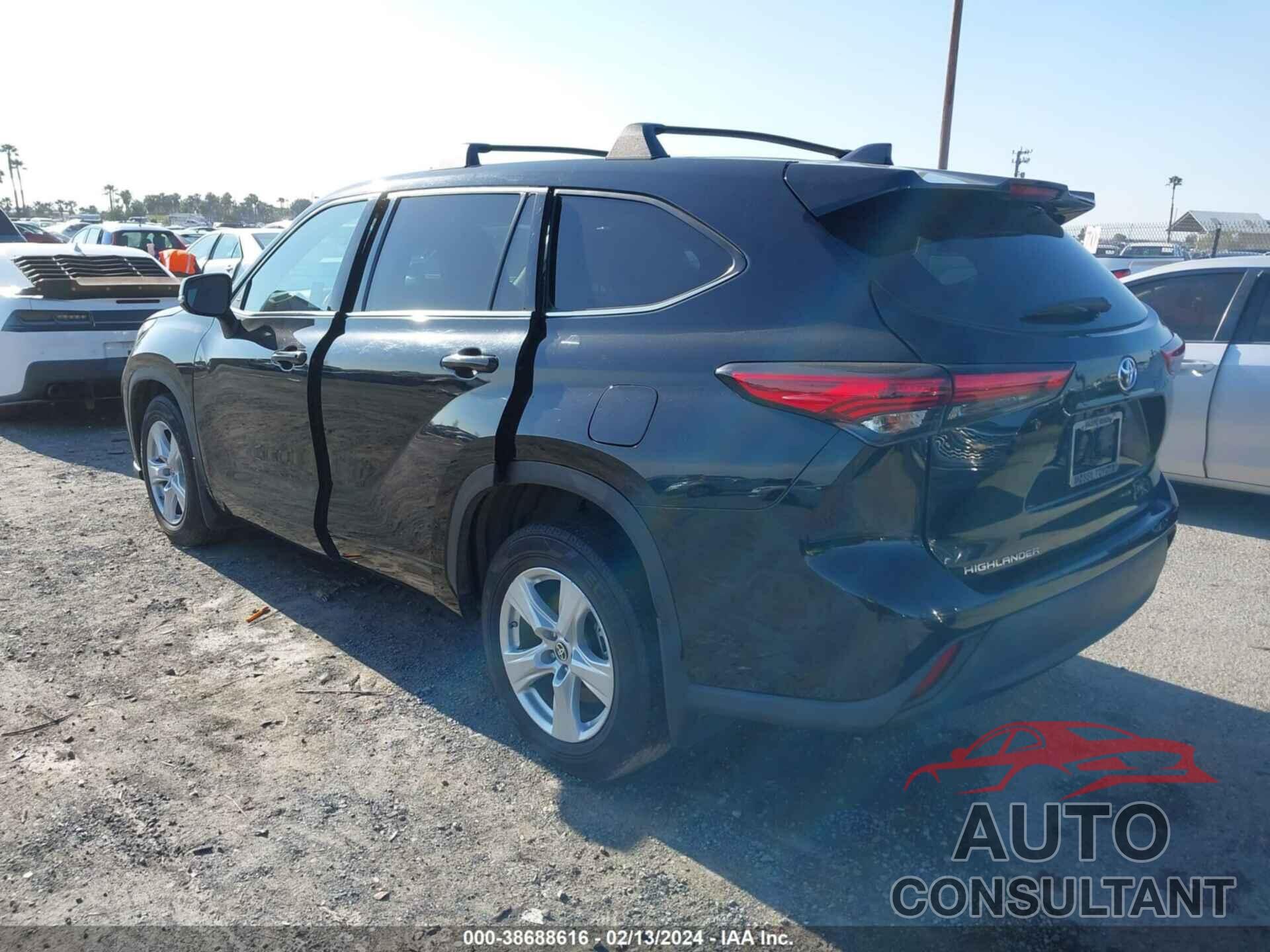 TOYOTA HIGHLANDER 2020 - 5TDCZRAH6LS030696