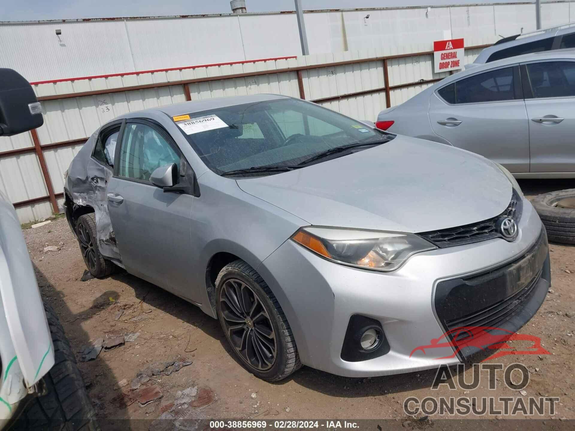 TOYOTA COROLLA 2016 - 5YFBURHE5GP393009