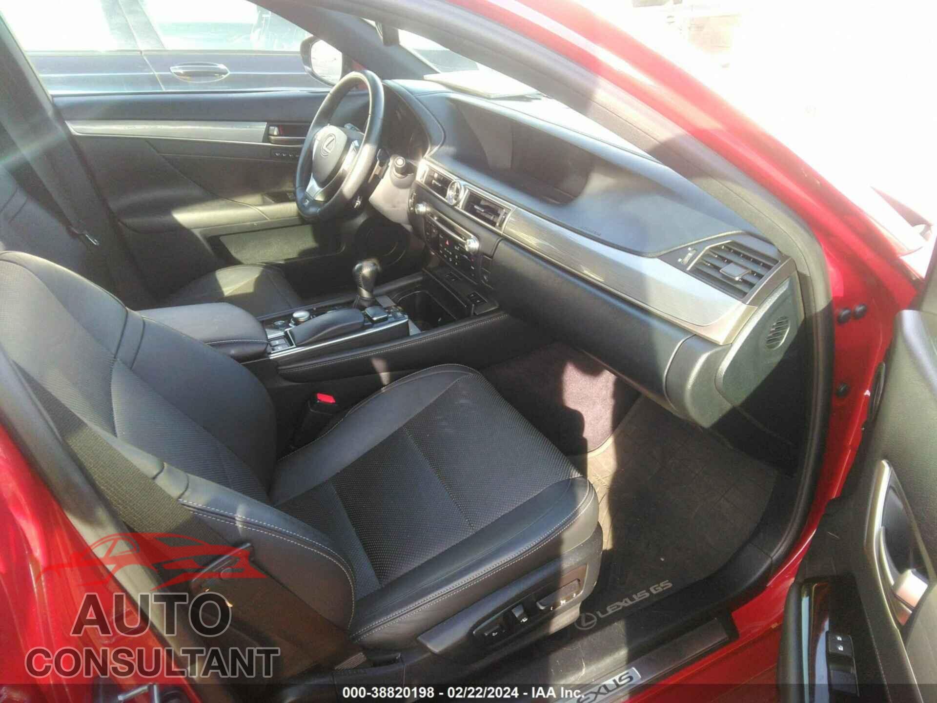 LEXUS GS 350 2013 - JTHCE1BL4D5016981