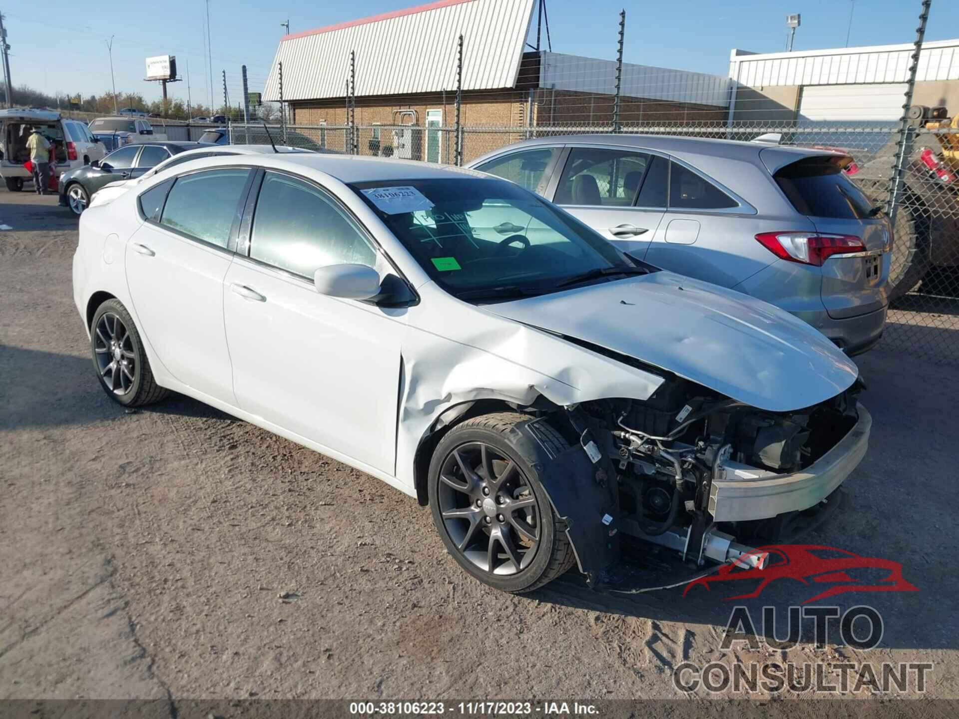 DODGE DART 2015 - 1C3CDFAAXFD392440