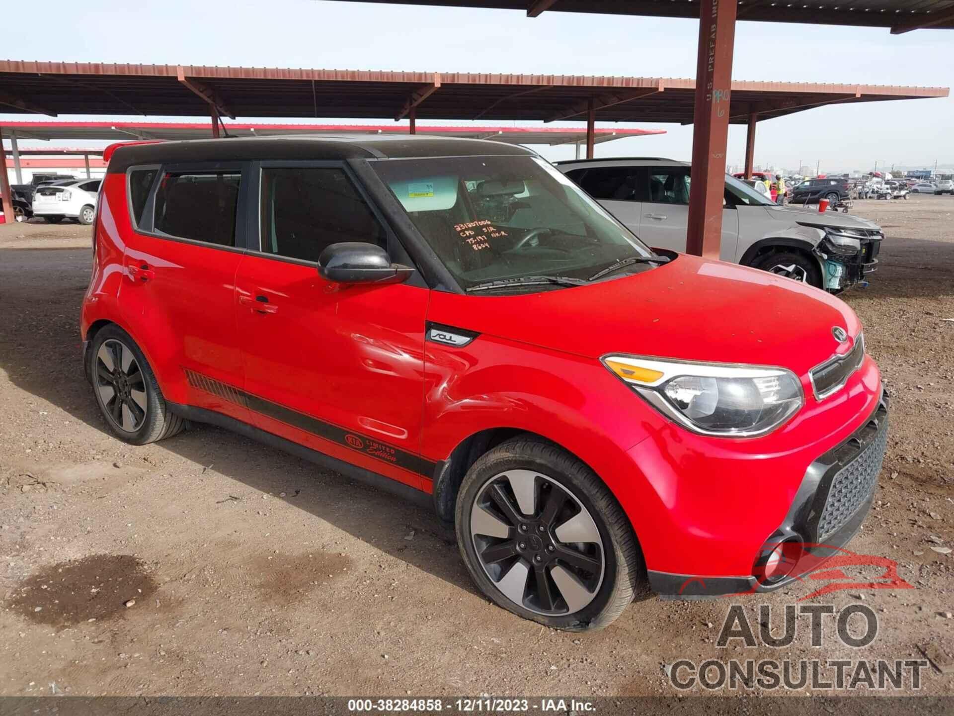 KIA SOUL 2016 - KNDJP3A57G7308604