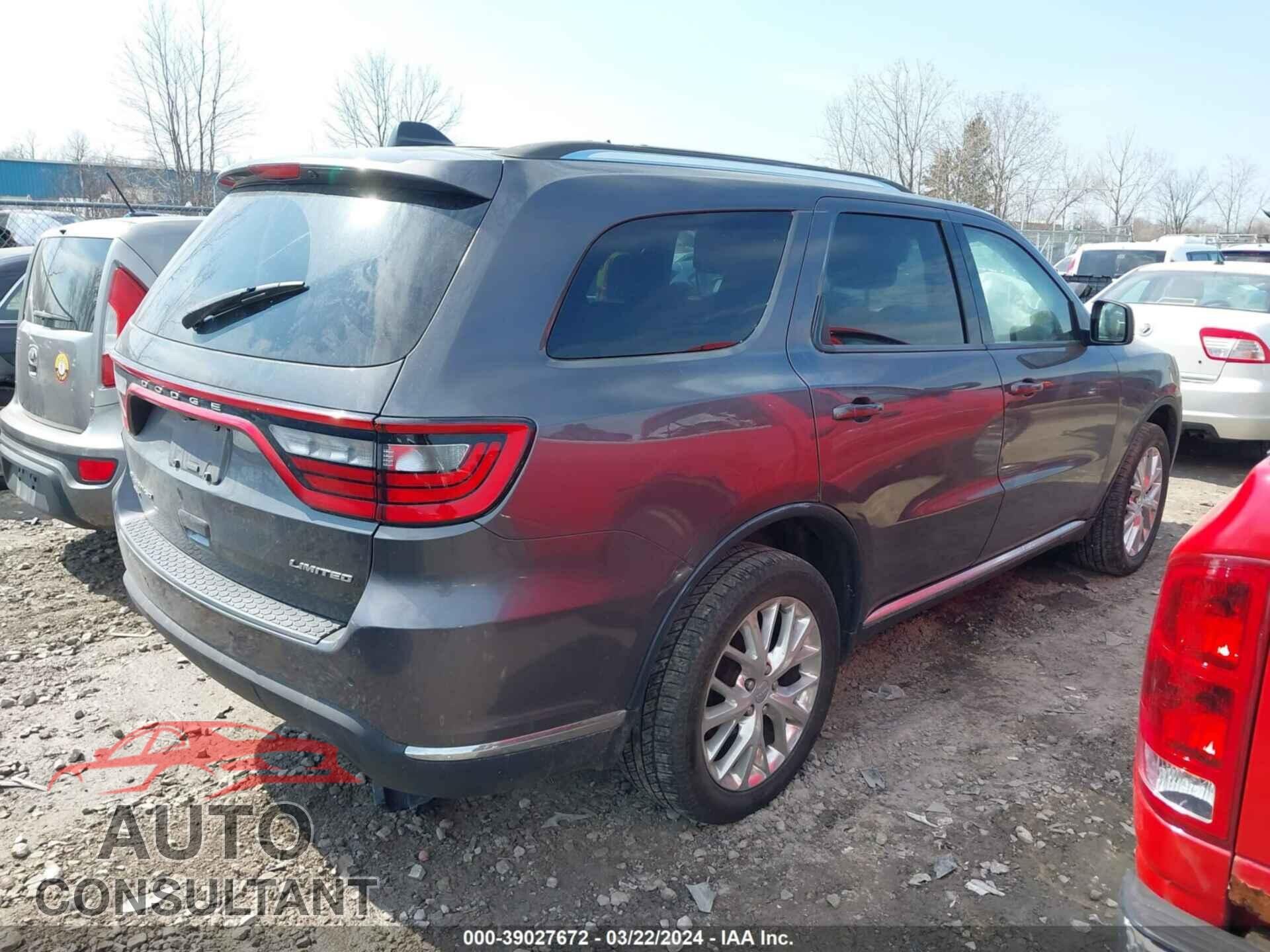DODGE DURANGO 2016 - 1C4RDJDGXGC362449