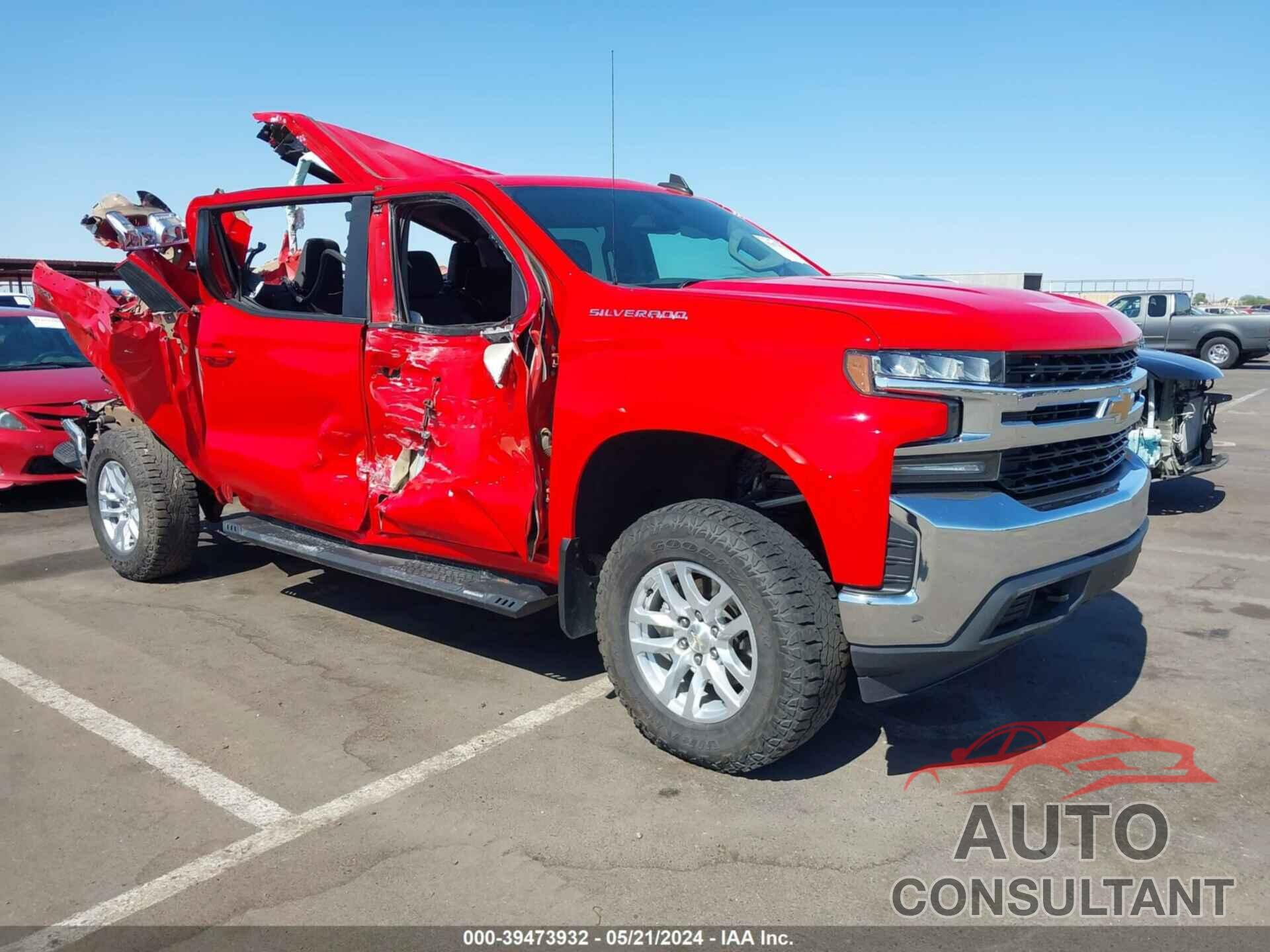 CHEVROLET SILVERADO 1500 2020 - 3GCUYDED5LG434721