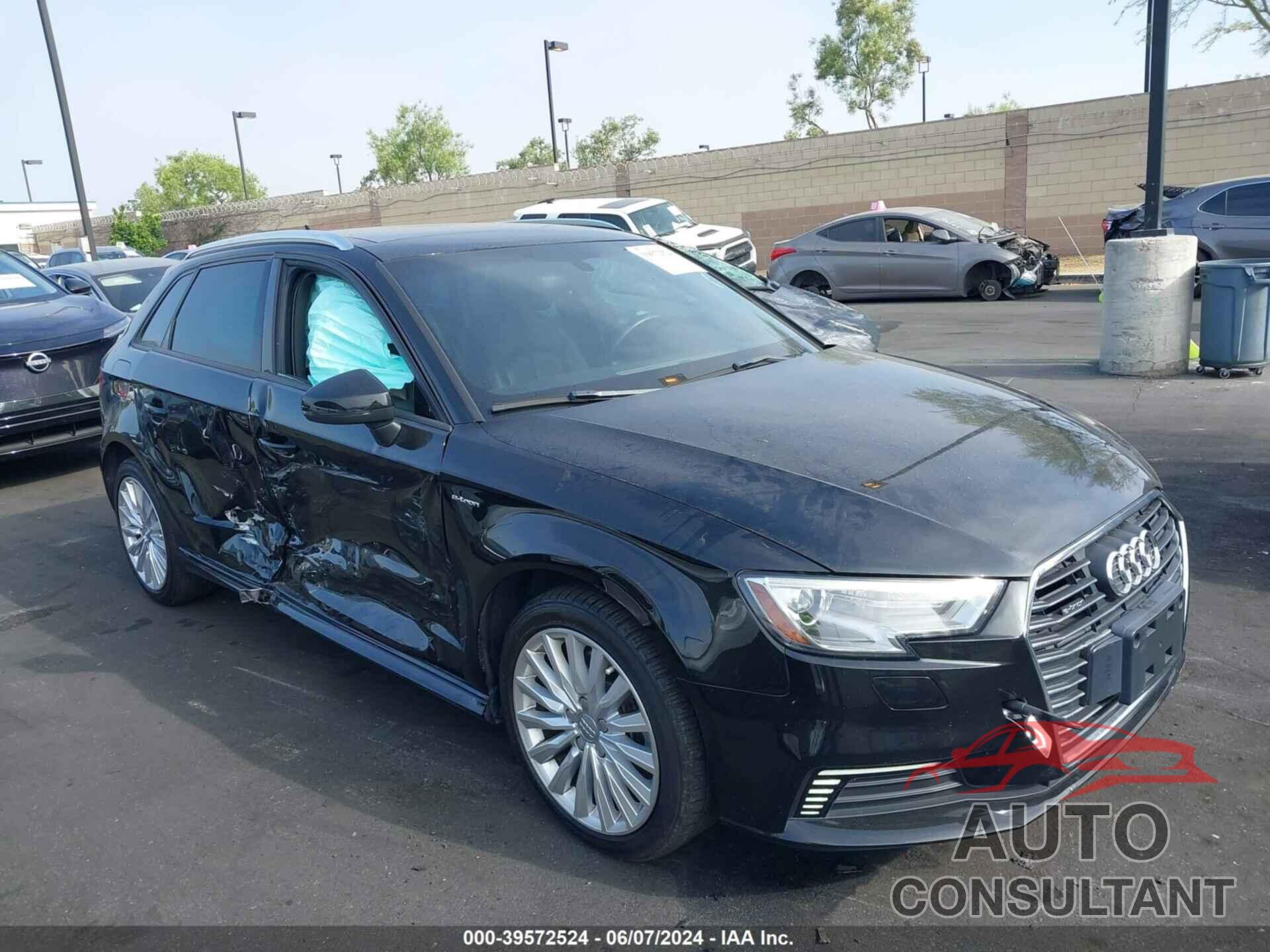 AUDI A3 E-TRON 2017 - WAUUPBFF3HA059597