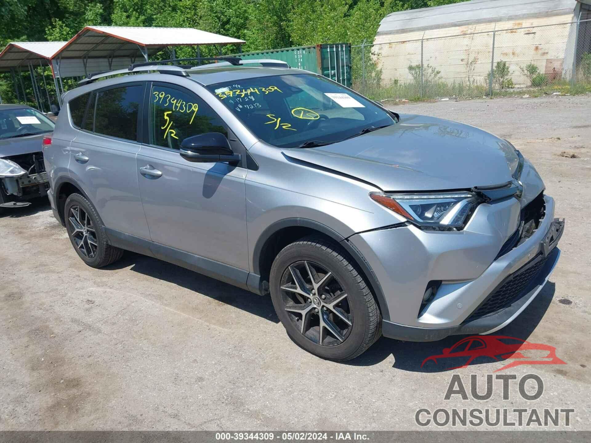 TOYOTA RAV4 2016 - 2T3JFREV6GW437213