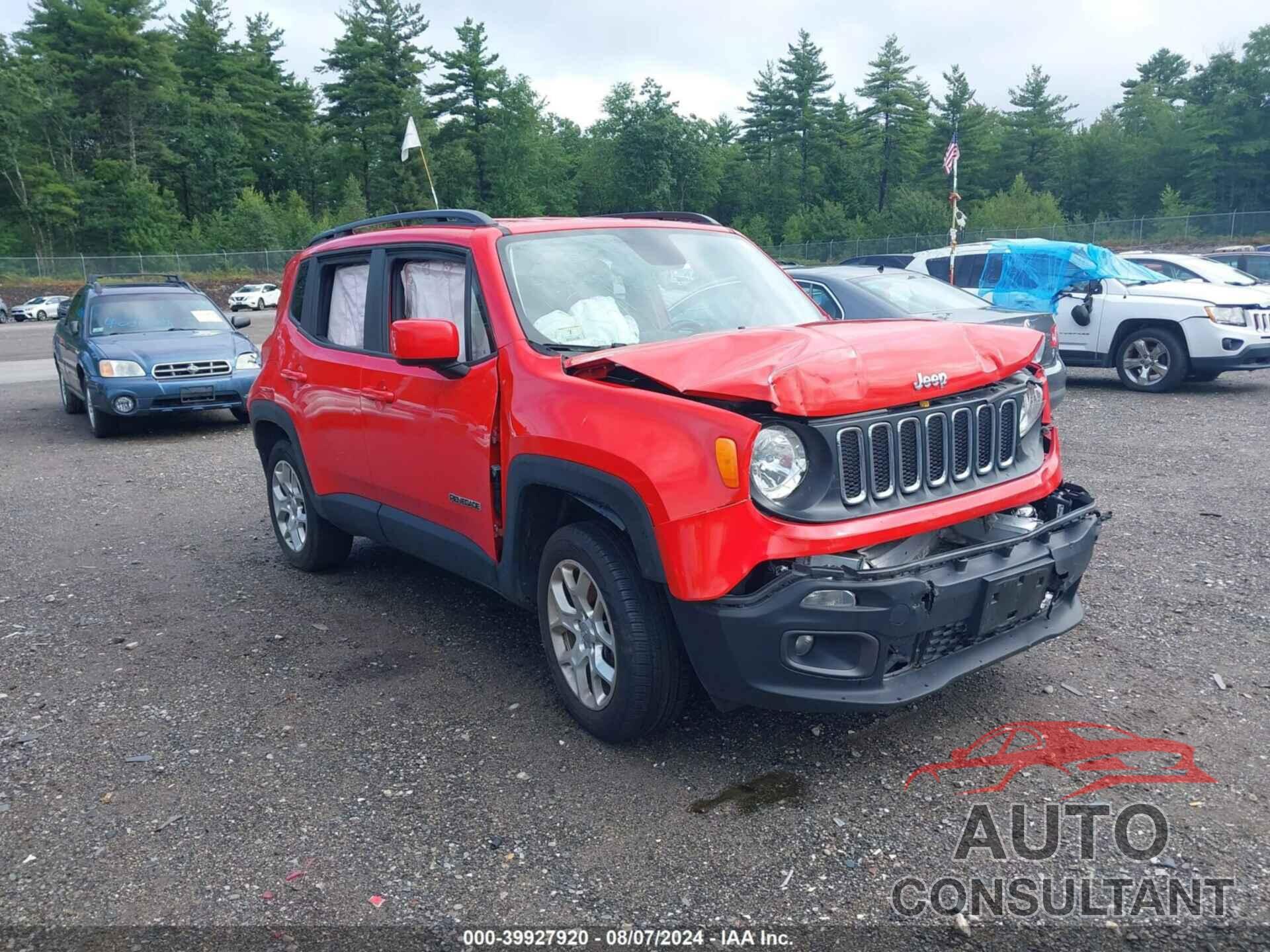 JEEP RENEGADE 2017 - ZACCJBBB5HPF77715