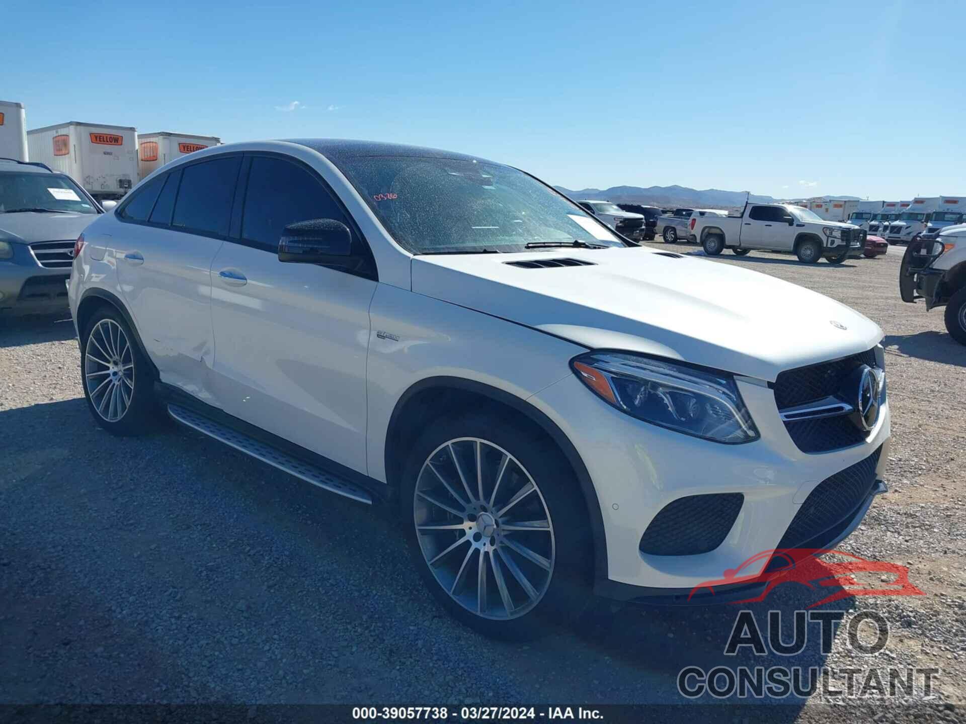 MERCEDES-BENZ AMG GLE 43 COUPE 2019 - 4JGED6EBXKA155171