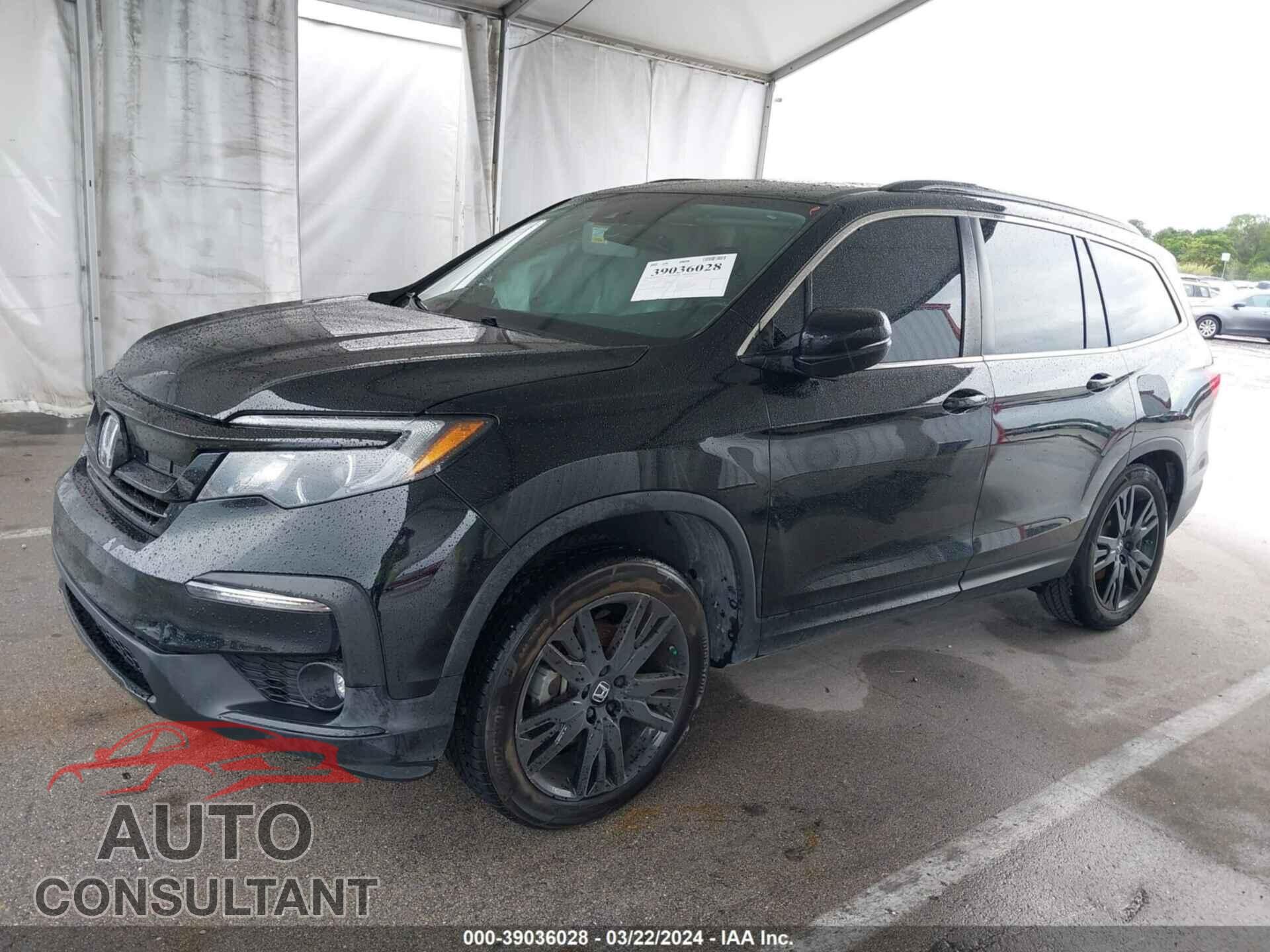 HONDA PILOT 2021 - 5FNYF5H25MB032115
