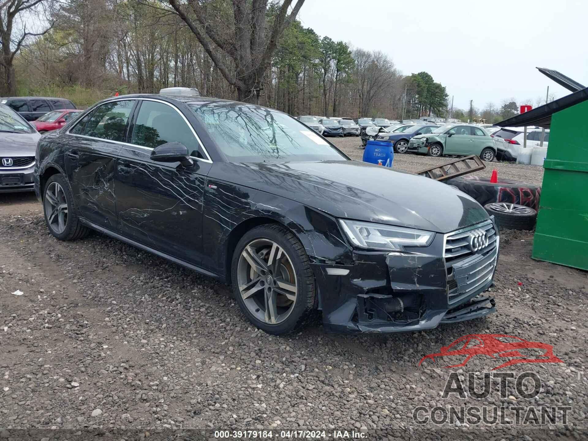 AUDI A4 2017 - WAUENAF44HN032601