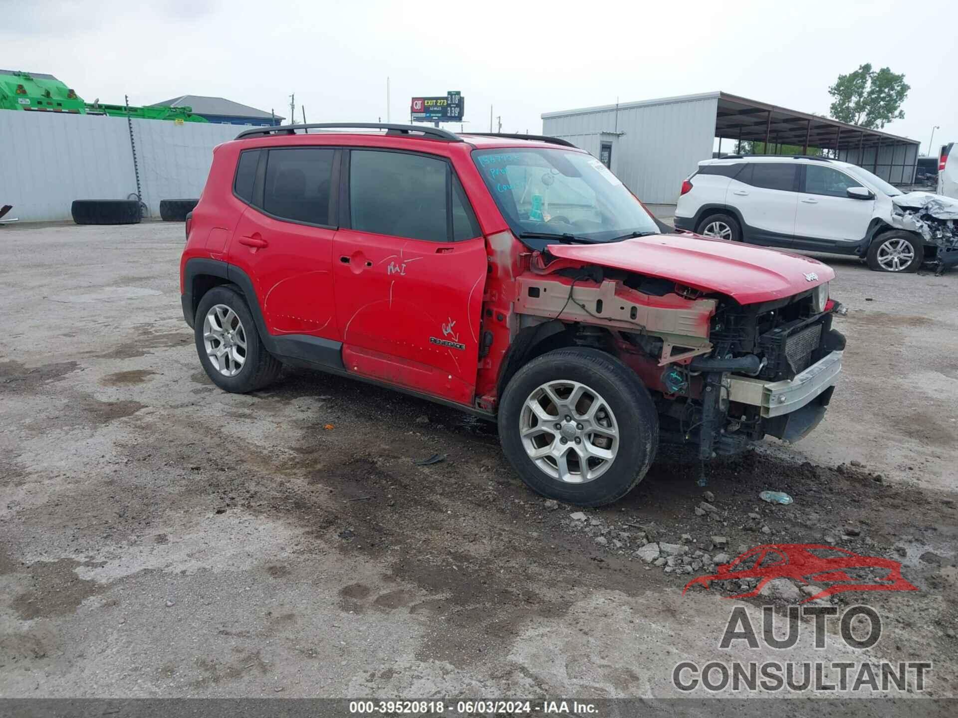 JEEP RENEGADE 2018 - ZACCJABB8JPJ22466