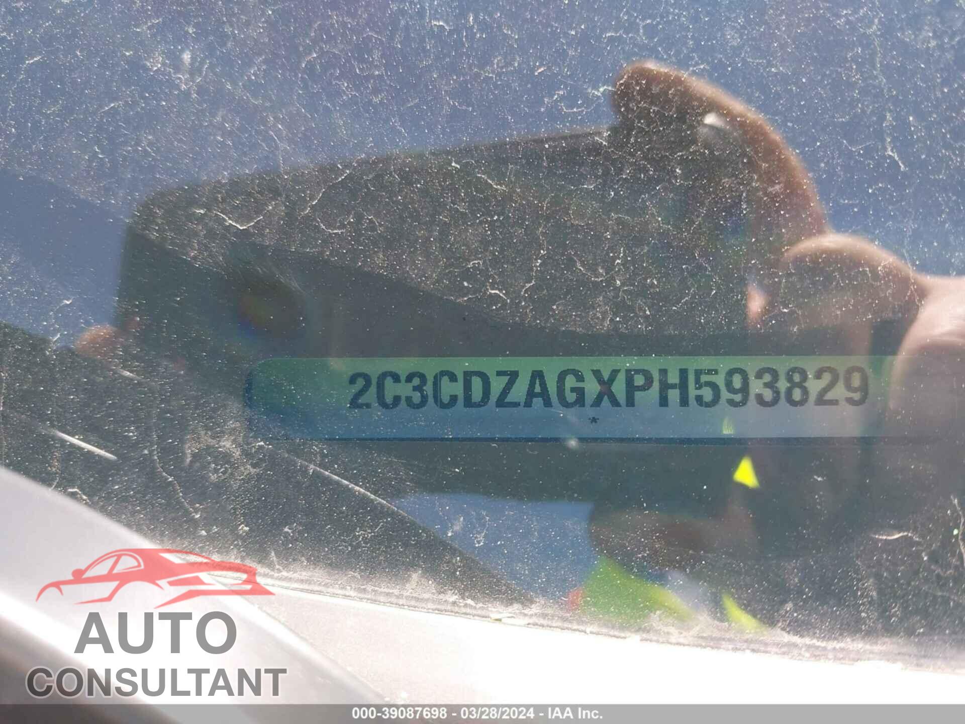 DODGE CHALLENGER 2023 - 2C3CDZAGXPH593829