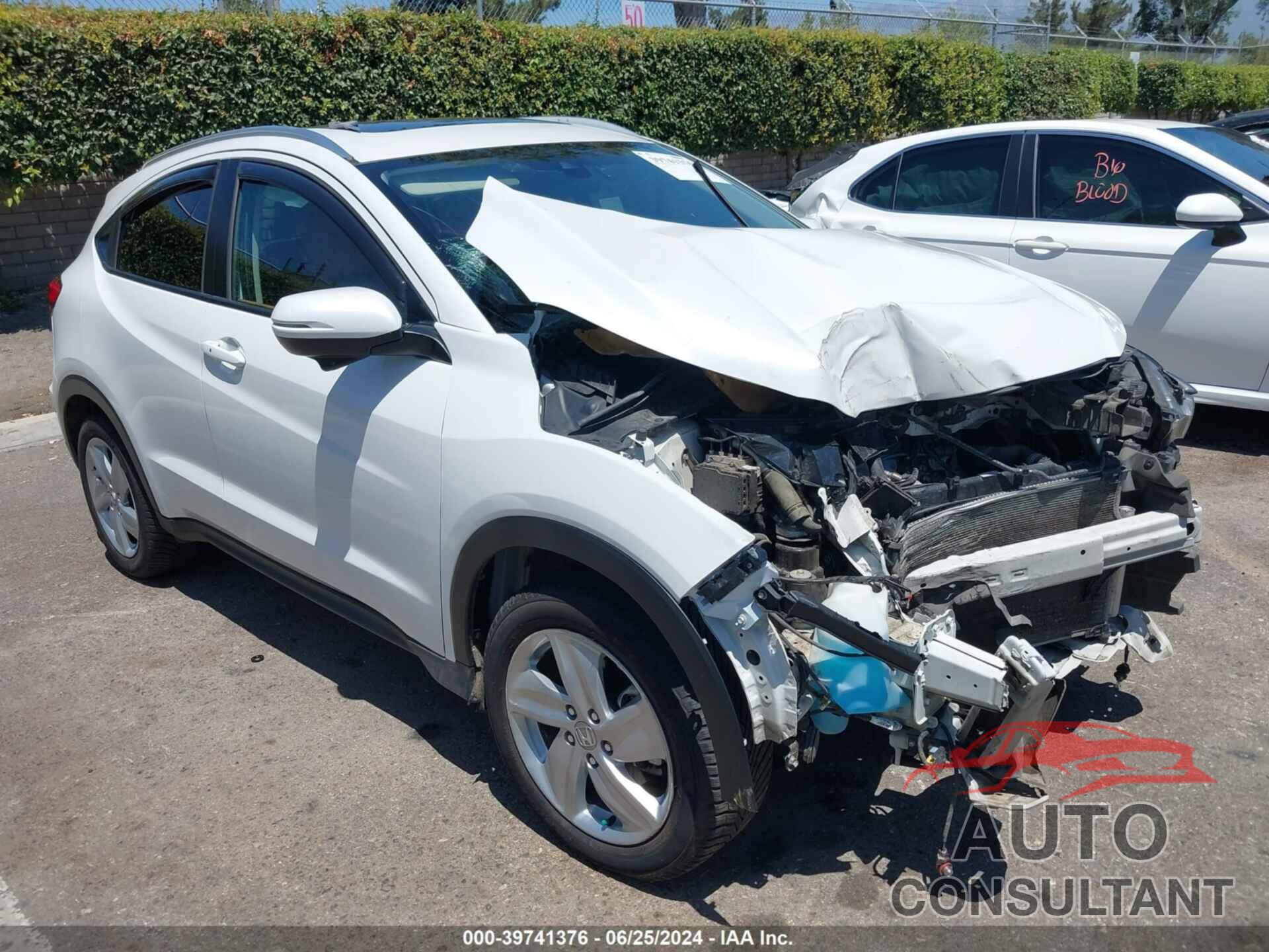 HONDA HR-V 2019 - 3CZRU5H51KM705103