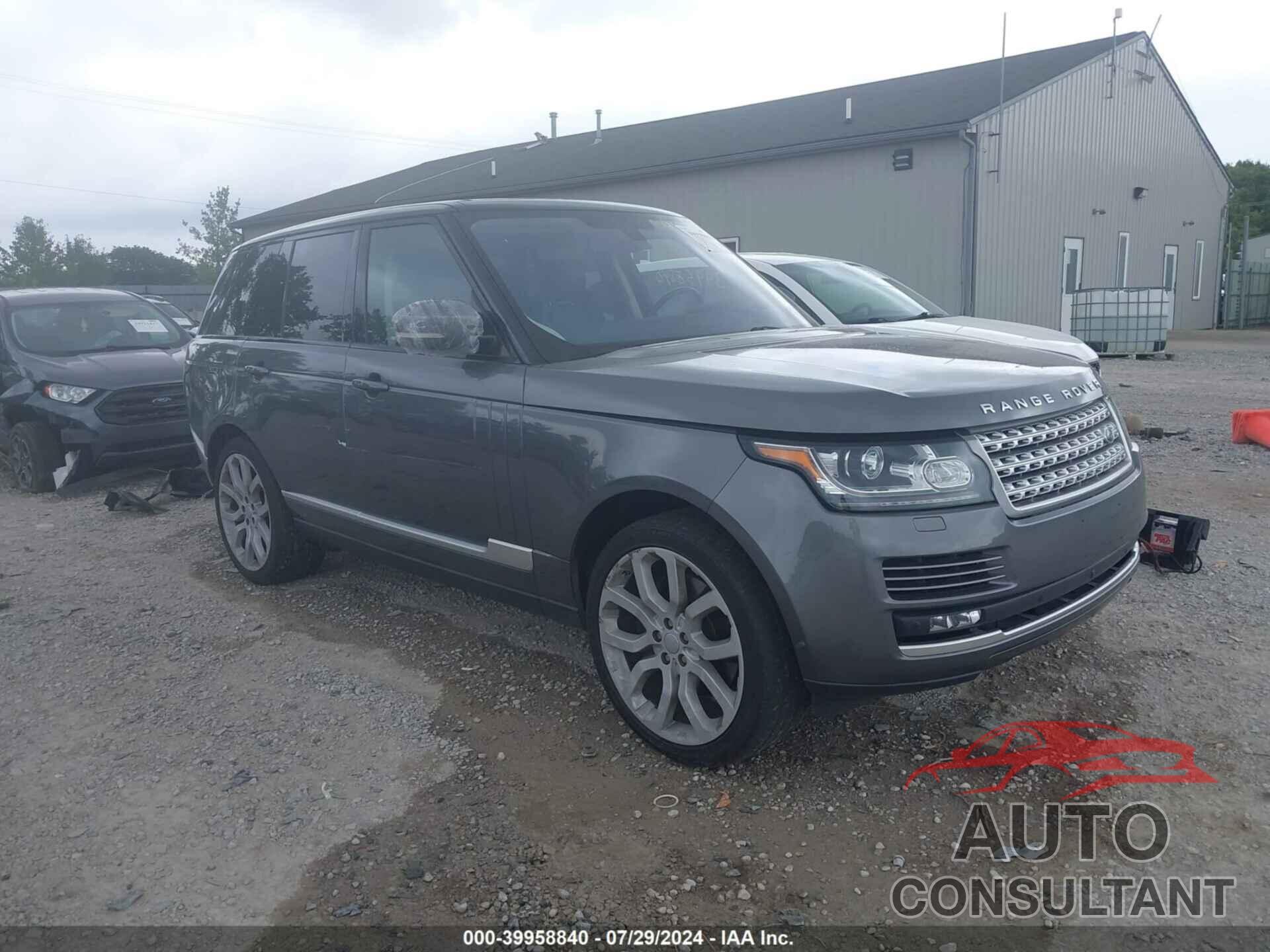 LAND ROVER RANGE ROVER 2016 - SALGS2VF9GA257821