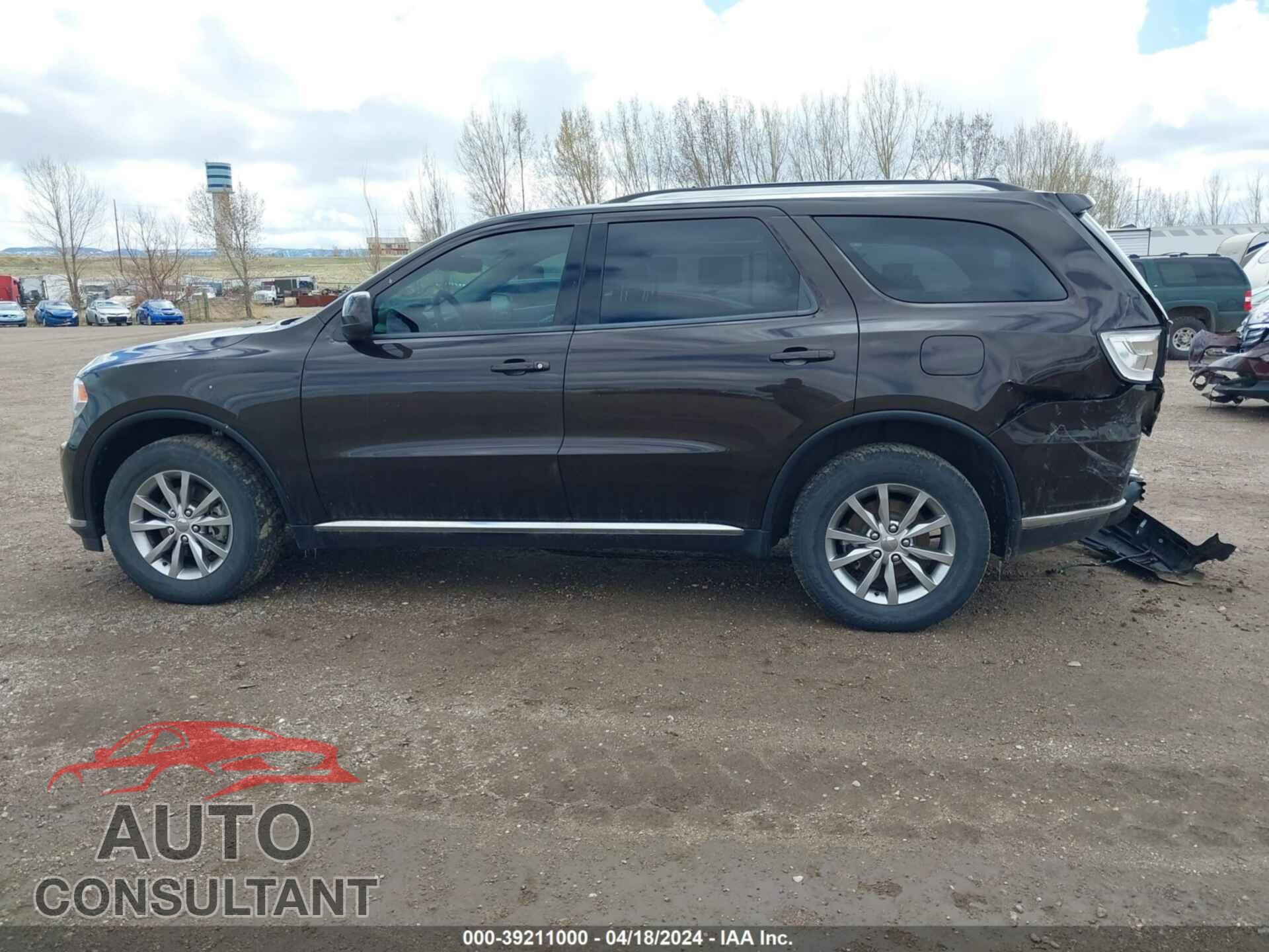 DODGE DURANGO 2017 - 1C4RDJAG6HC824026