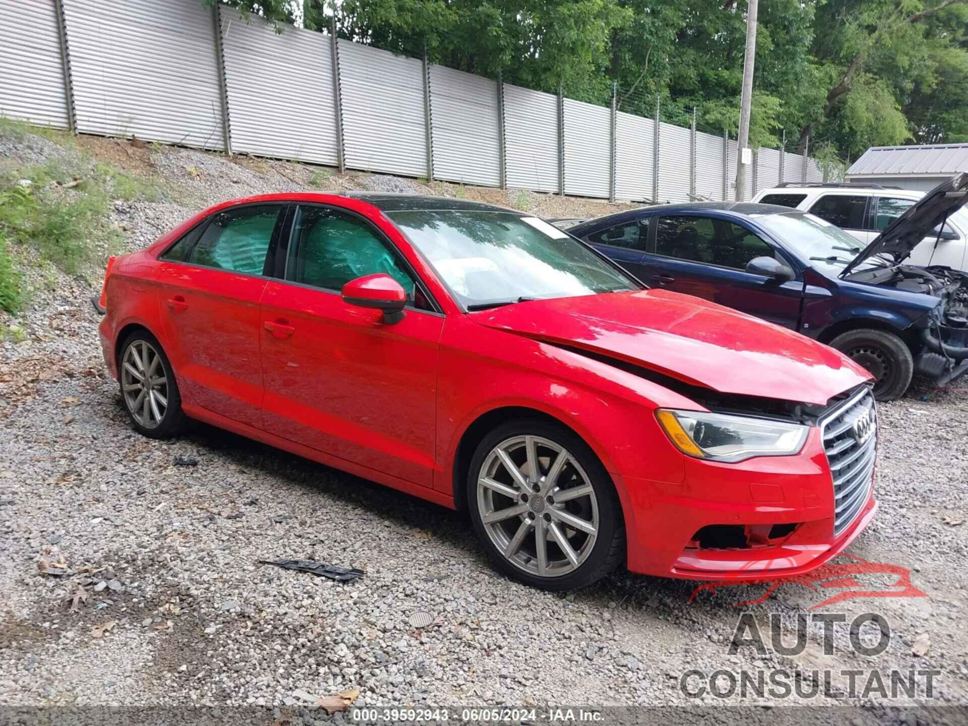 AUDI A3 2016 - WAUB8GFFXG1031716