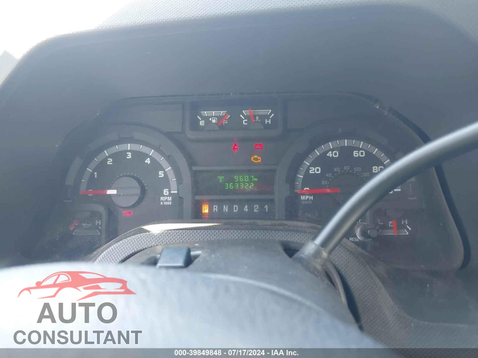 FORD E-450 CUTAWAY 2016 - 1FDFE4FS9GDC53473