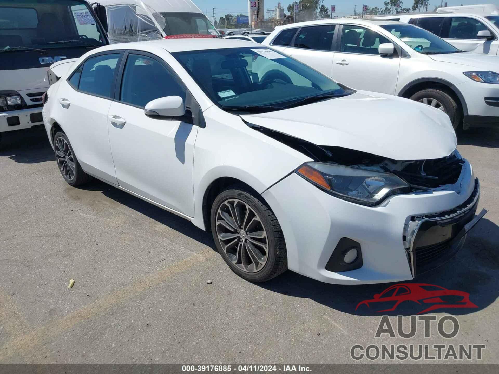 TOYOTA COROLLA 2016 - 5YFBURHEXGP510888