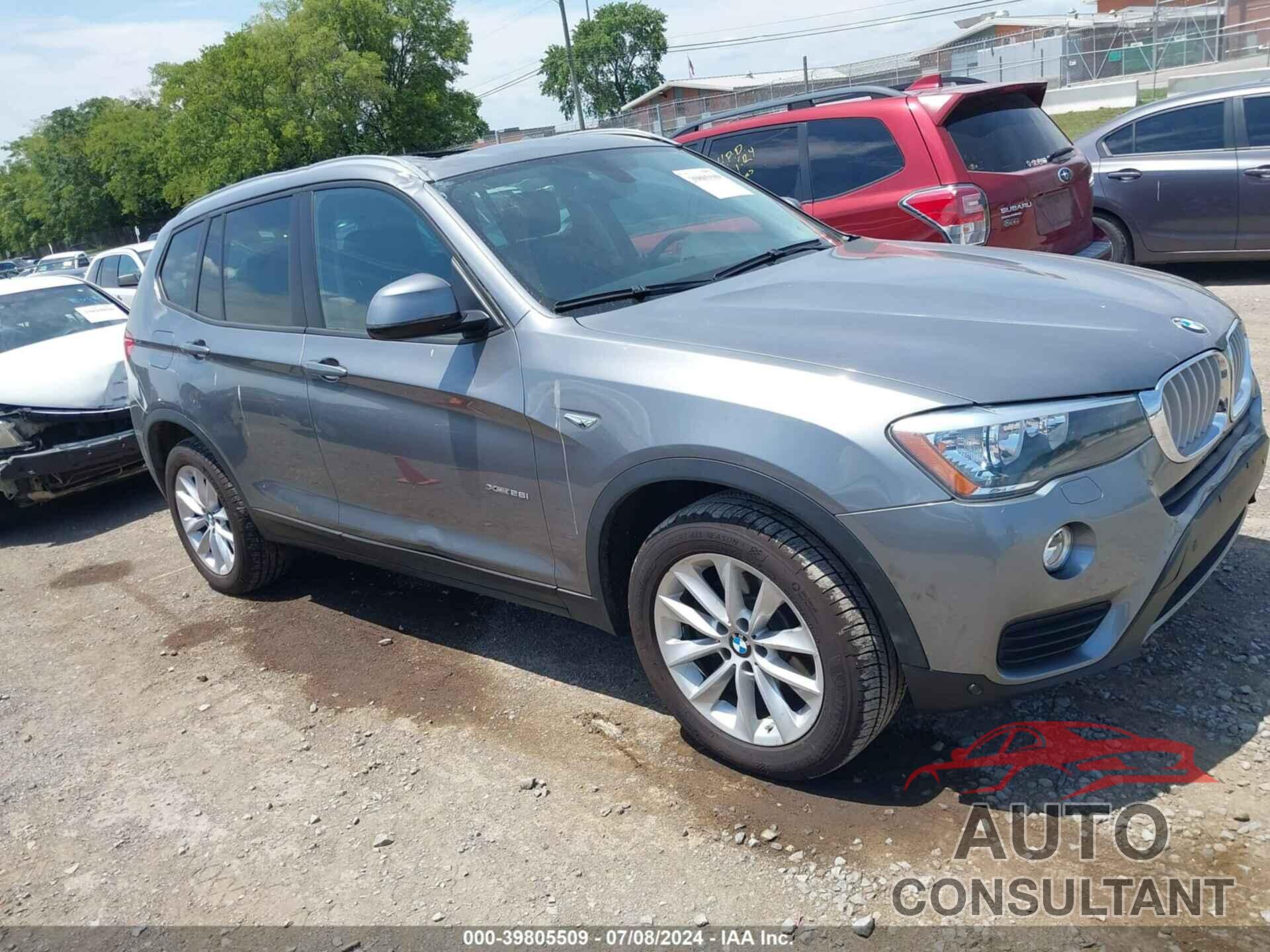 BMW X3 2017 - 5UXWX9C57H0T09766