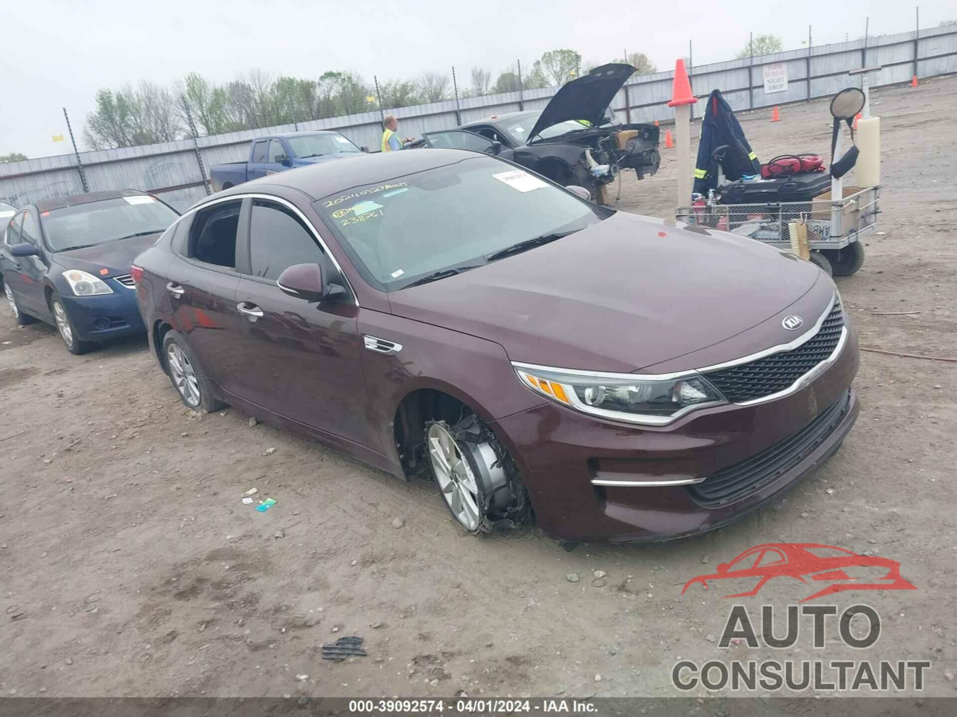 KIA OPTIMA 2018 - 5XXGT4L34JG238761