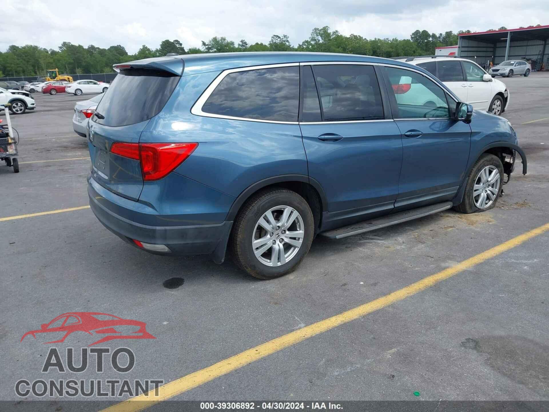 HONDA PILOT 2016 - 5FNYF5H75GB016271