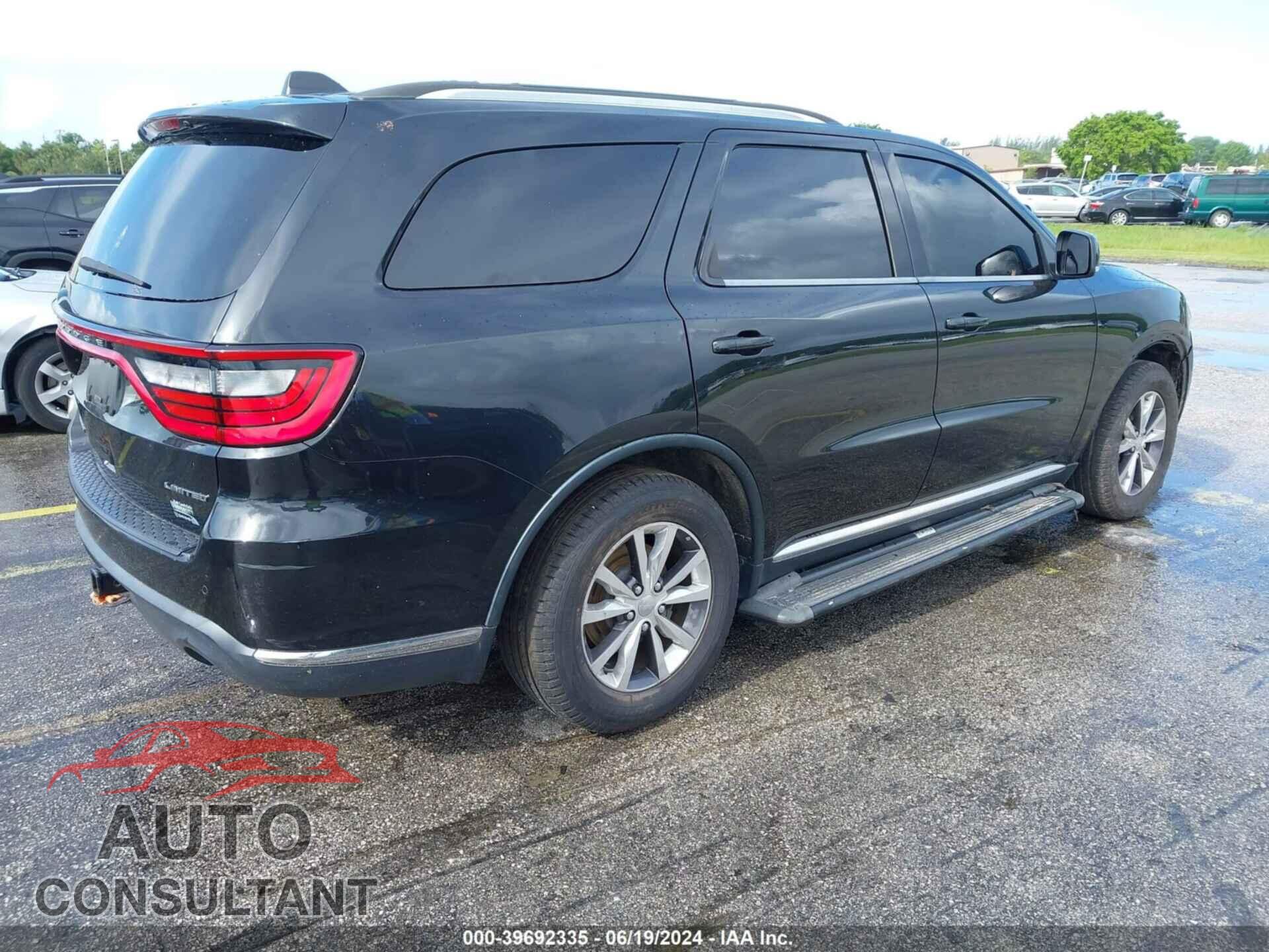 DODGE DURANGO 2016 - 1C4RDJDG2GC374983