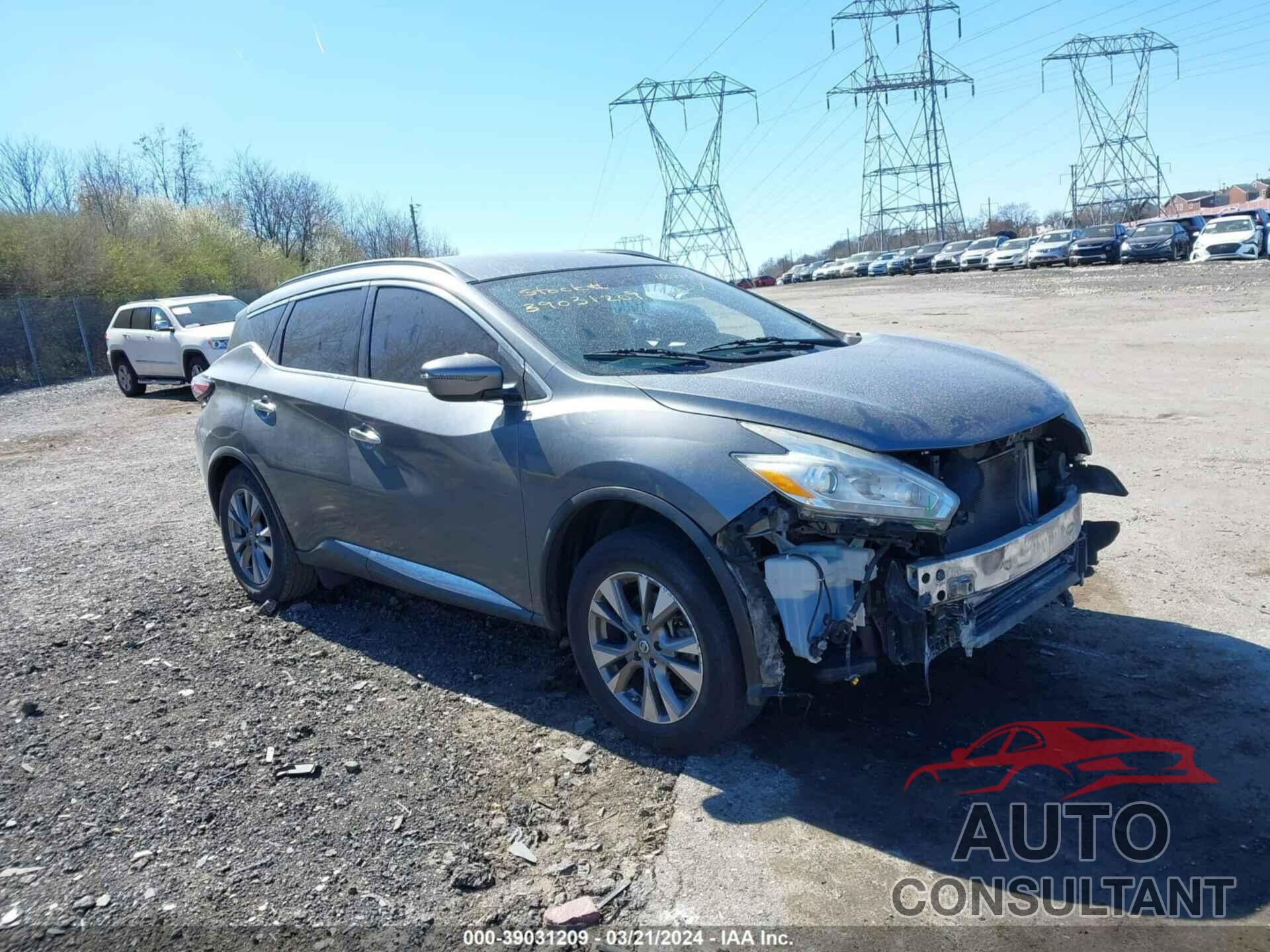 NISSAN MURANO 2017 - 5N1AZ2MG3HN100777