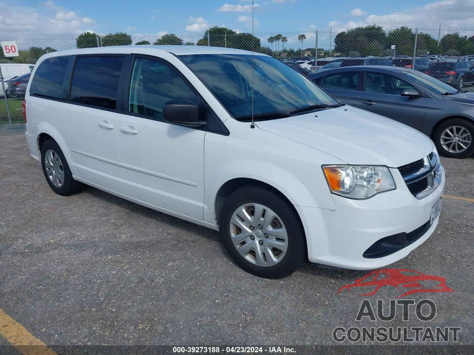 DODGE GRAND CARAVAN 2016 - 2C4RDGBG6GR122313