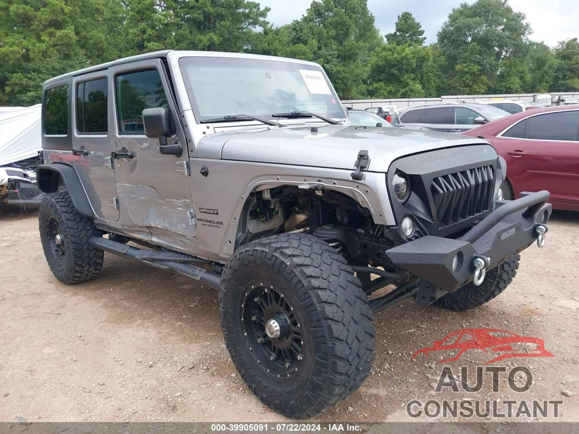JEEP WRANGLER UNLIMITED 2016 - 1C4BJWDG3GL166490