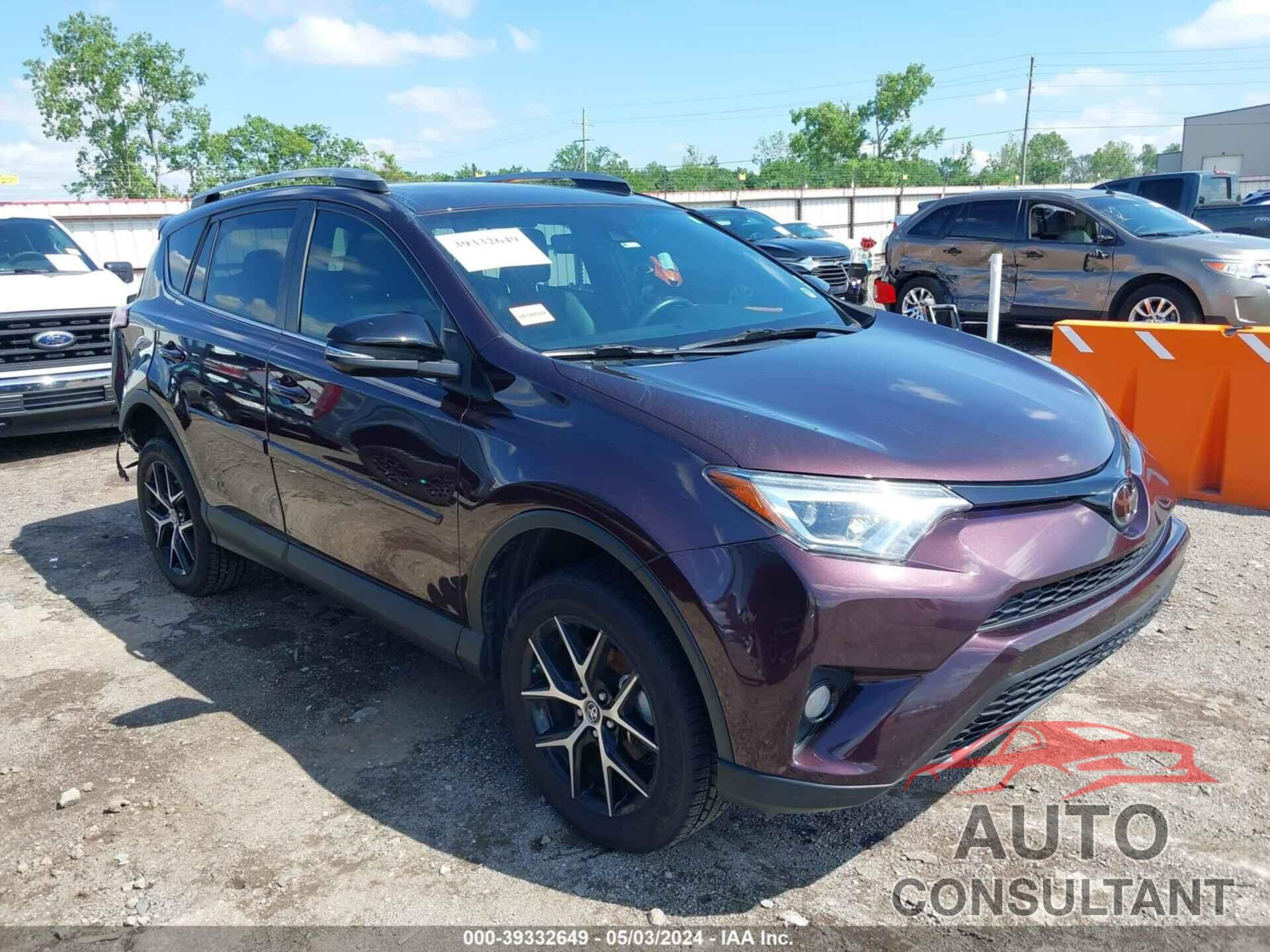 TOYOTA RAV4 2018 - 2T3NFRED9JW457688