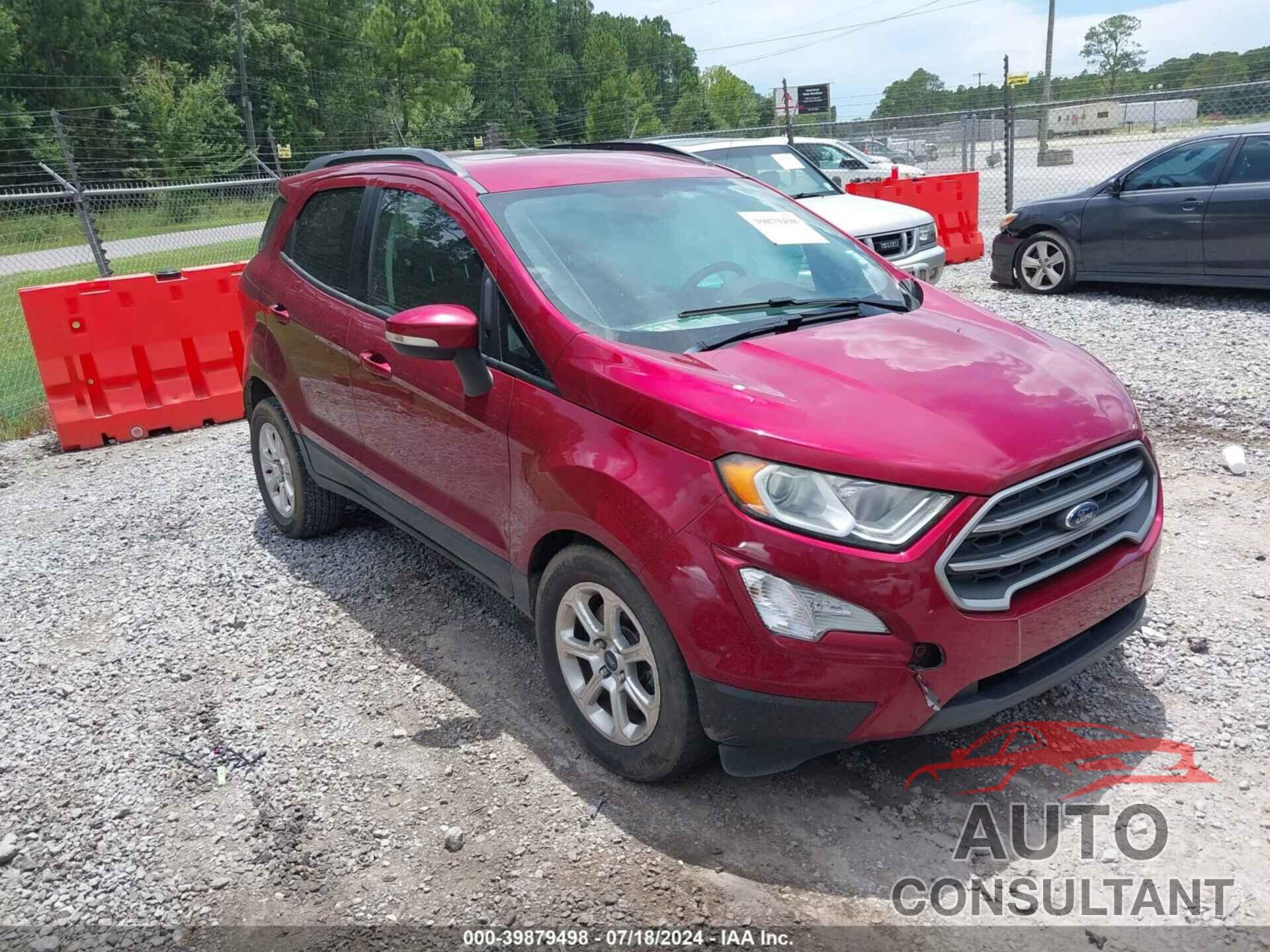 FORD ECOSPORT 2019 - MAJ3S2GE8KC257953