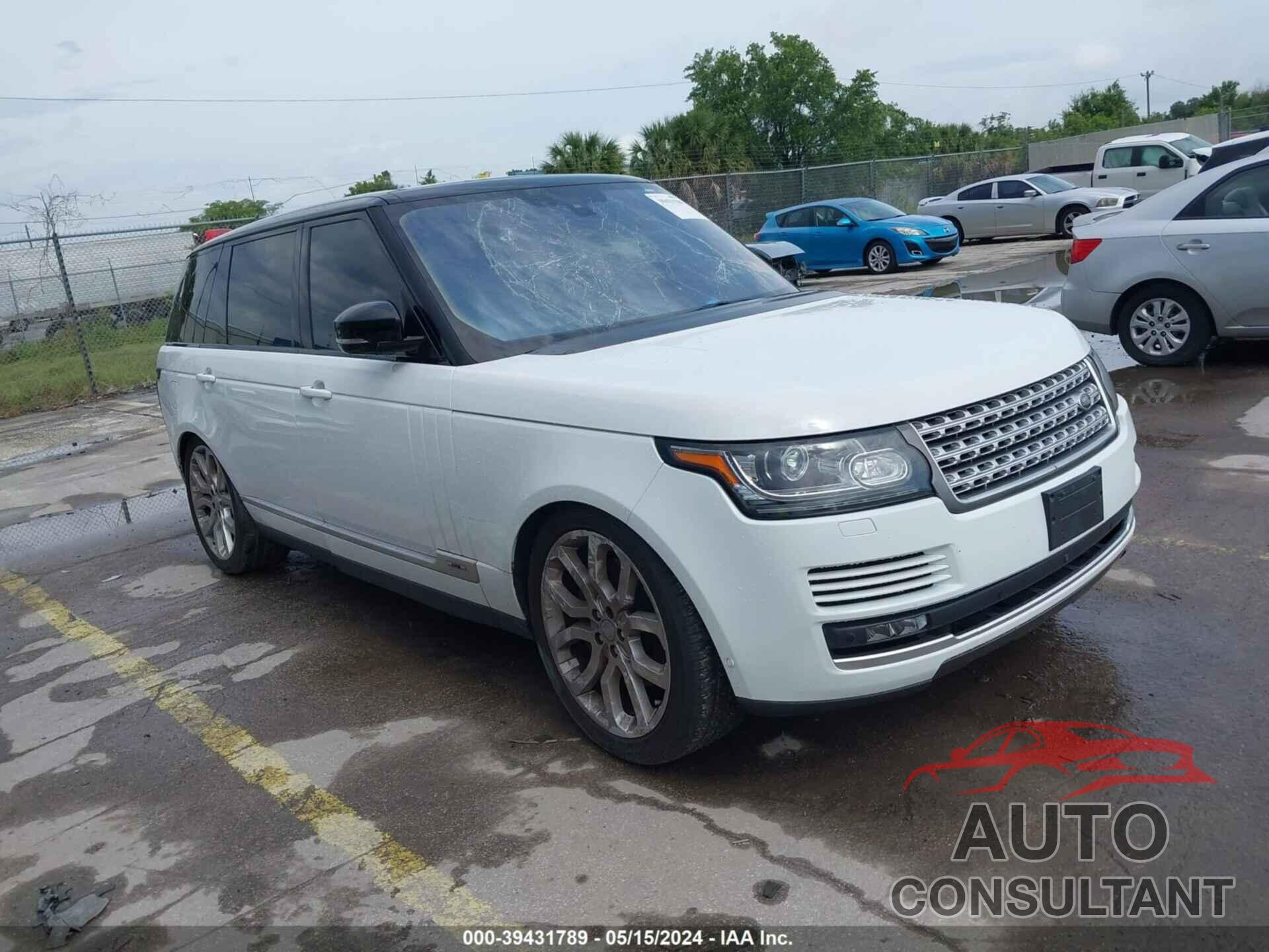 LAND ROVER RANGE ROVER 2016 - SALGS3EFXGA292521