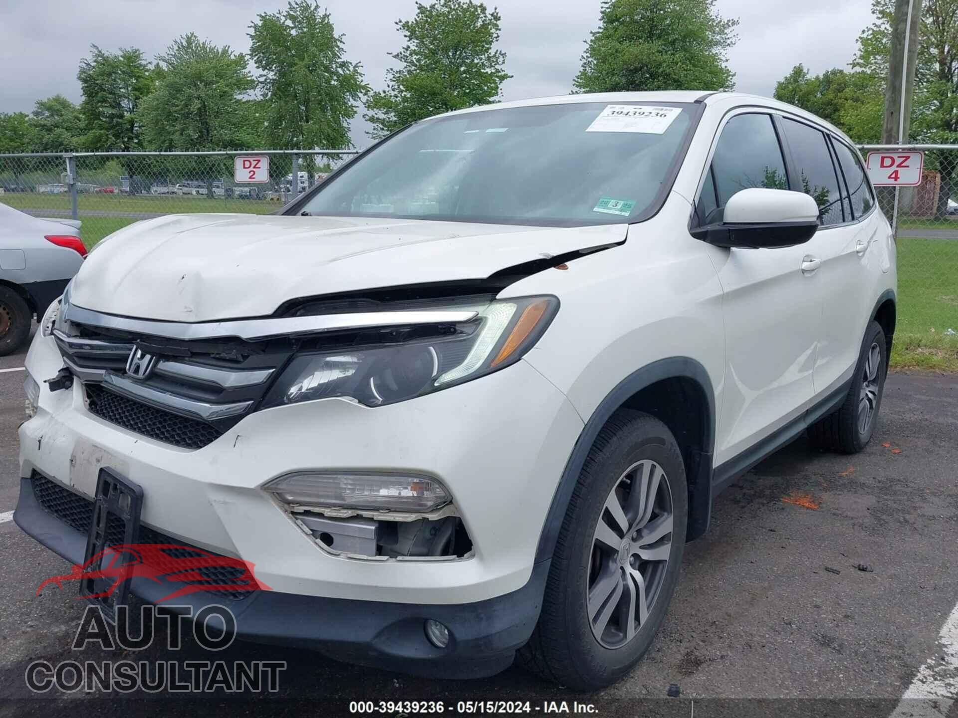 HONDA PILOT 2016 - 5FNYF6H77GB064747