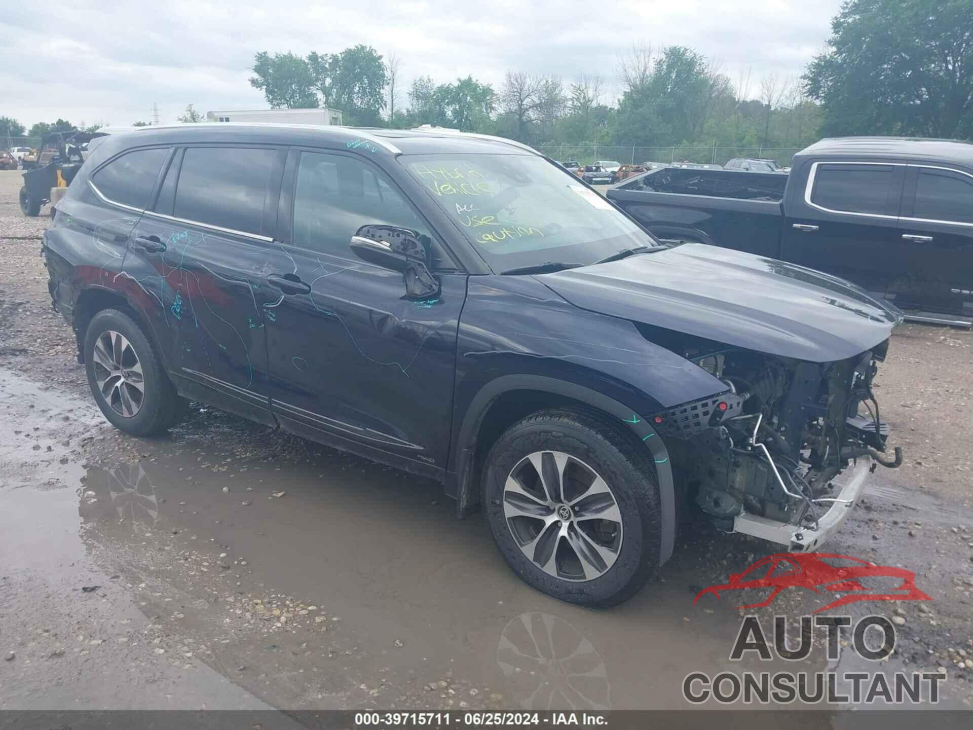 TOYOTA HIGHLANDER 2020 - 5TDGBRCH8LS502531