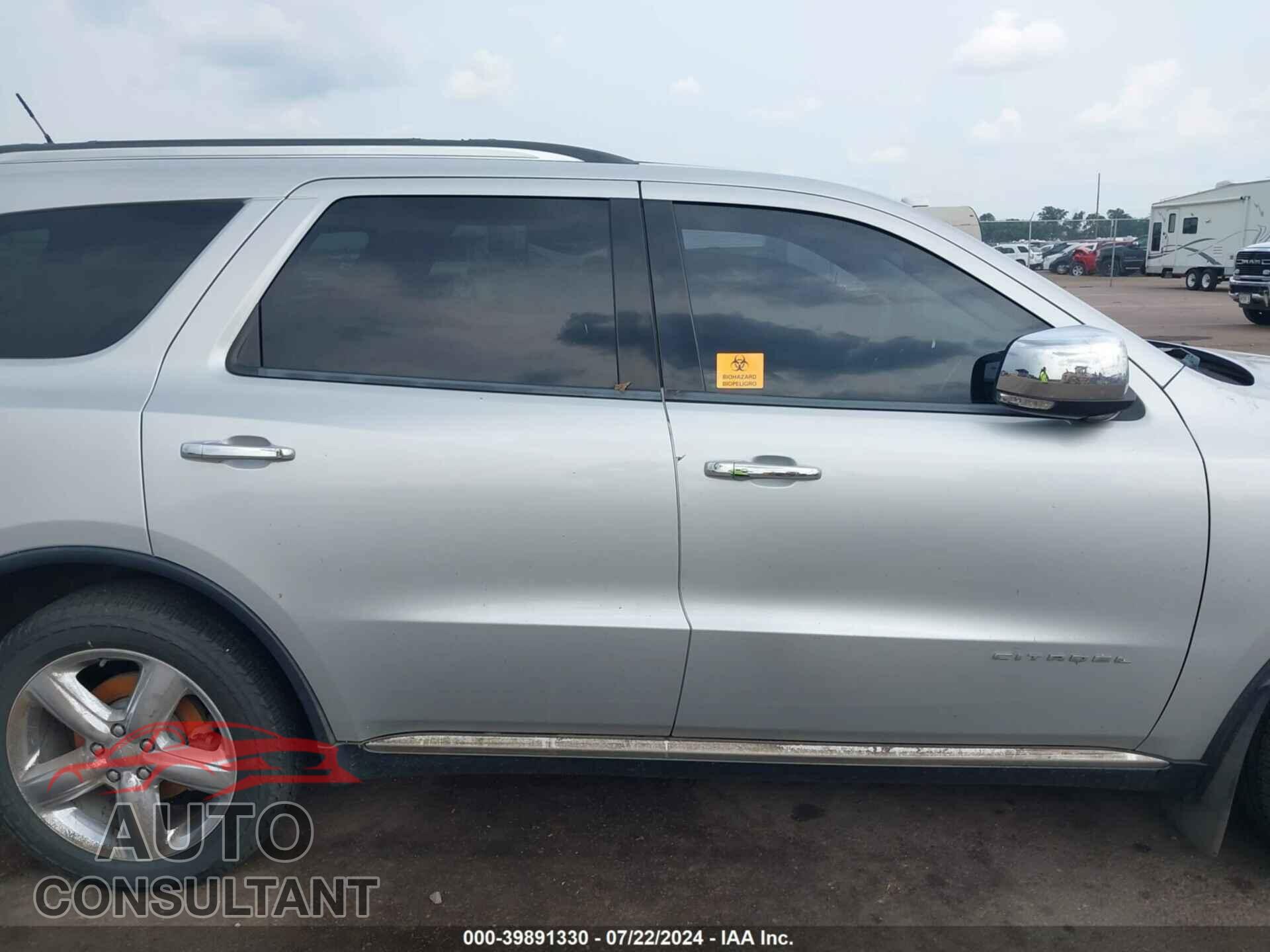 DODGE DURANGO 2013 - 1C4SDJET8DC602462
