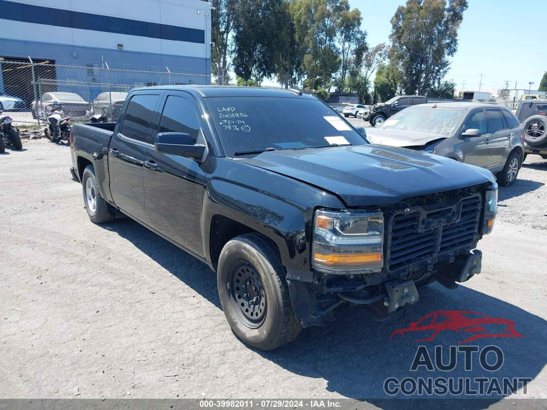 CHEVROLET SILVERADO 1500 2018 - 3GCPCREC4JG233664