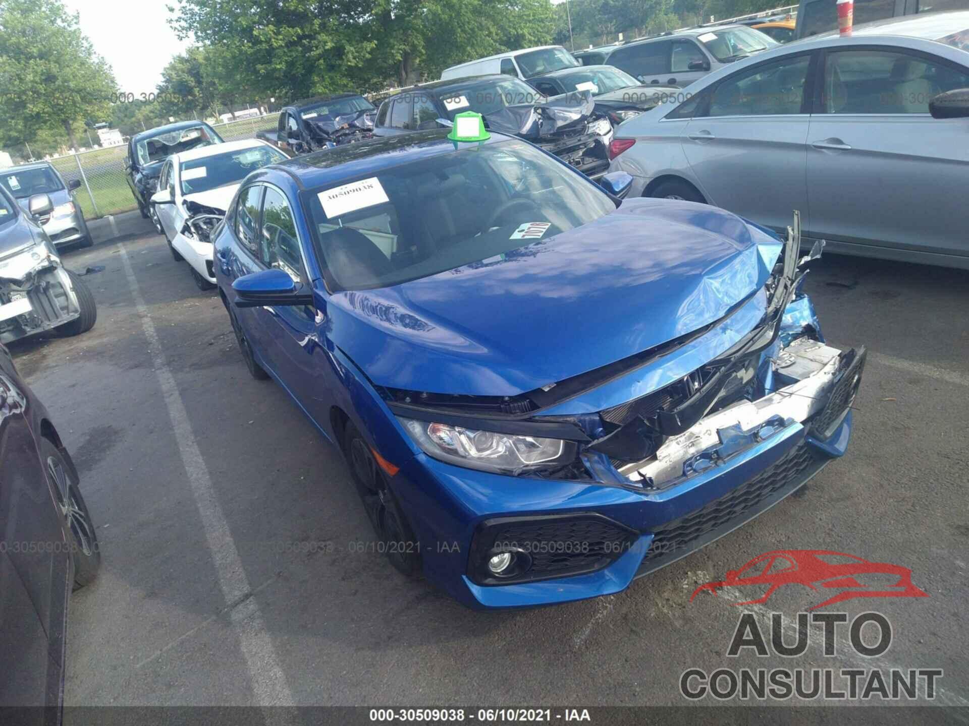 HONDA CIVIC HATCHBACK 2017 - SHHFK7H57HU408830
