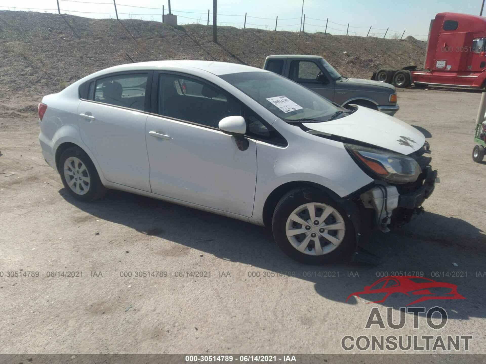 KIA RIO 2016 - KNADM4A39G6639746