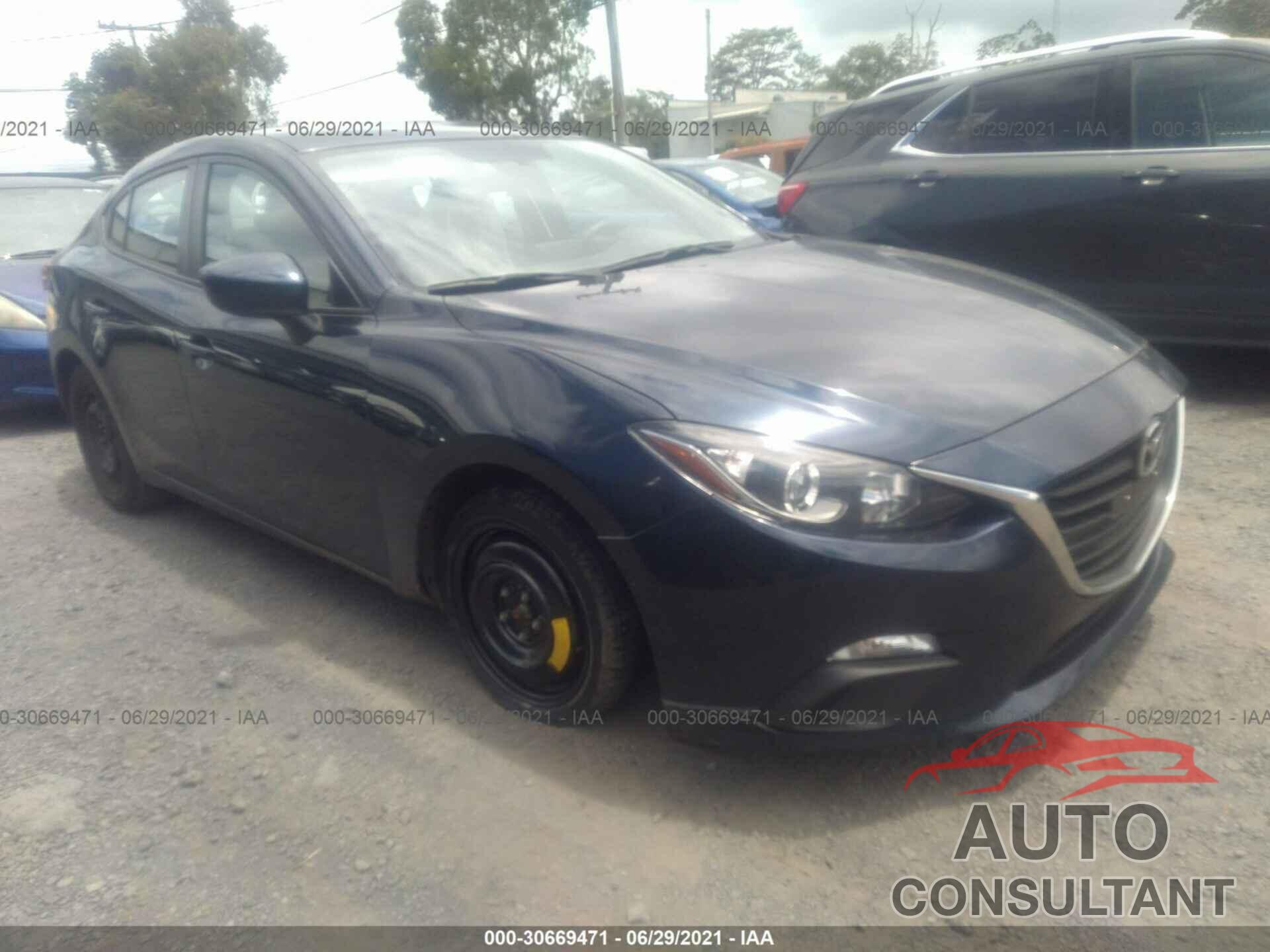 MAZDA MAZDA3 2016 - JM1BM1T76G1320939