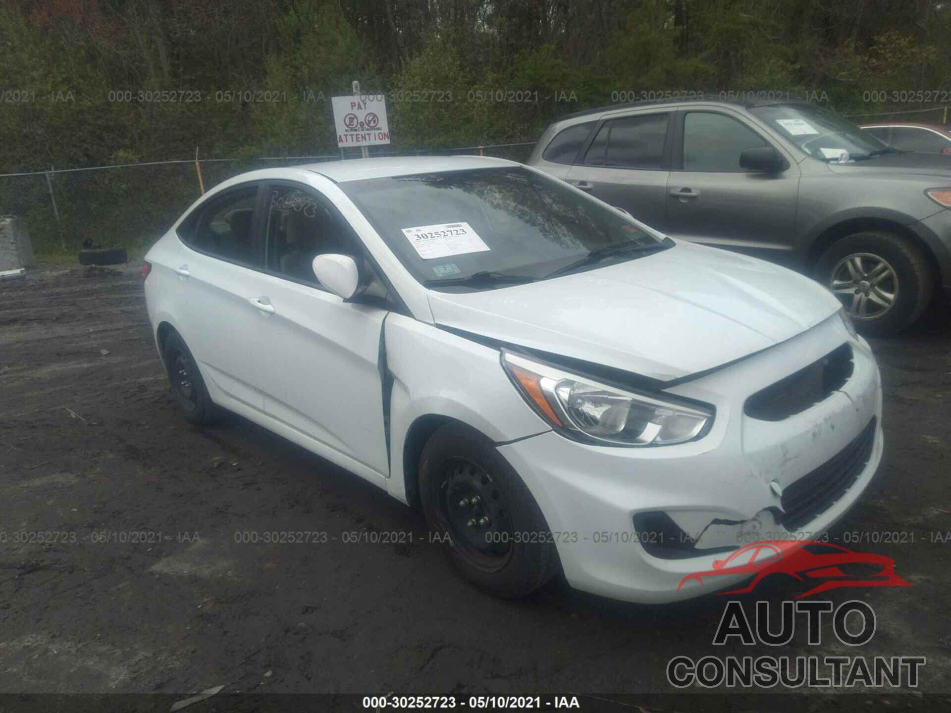 HYUNDAI ACCENT 2016 - KMHCT4AE6GU012481