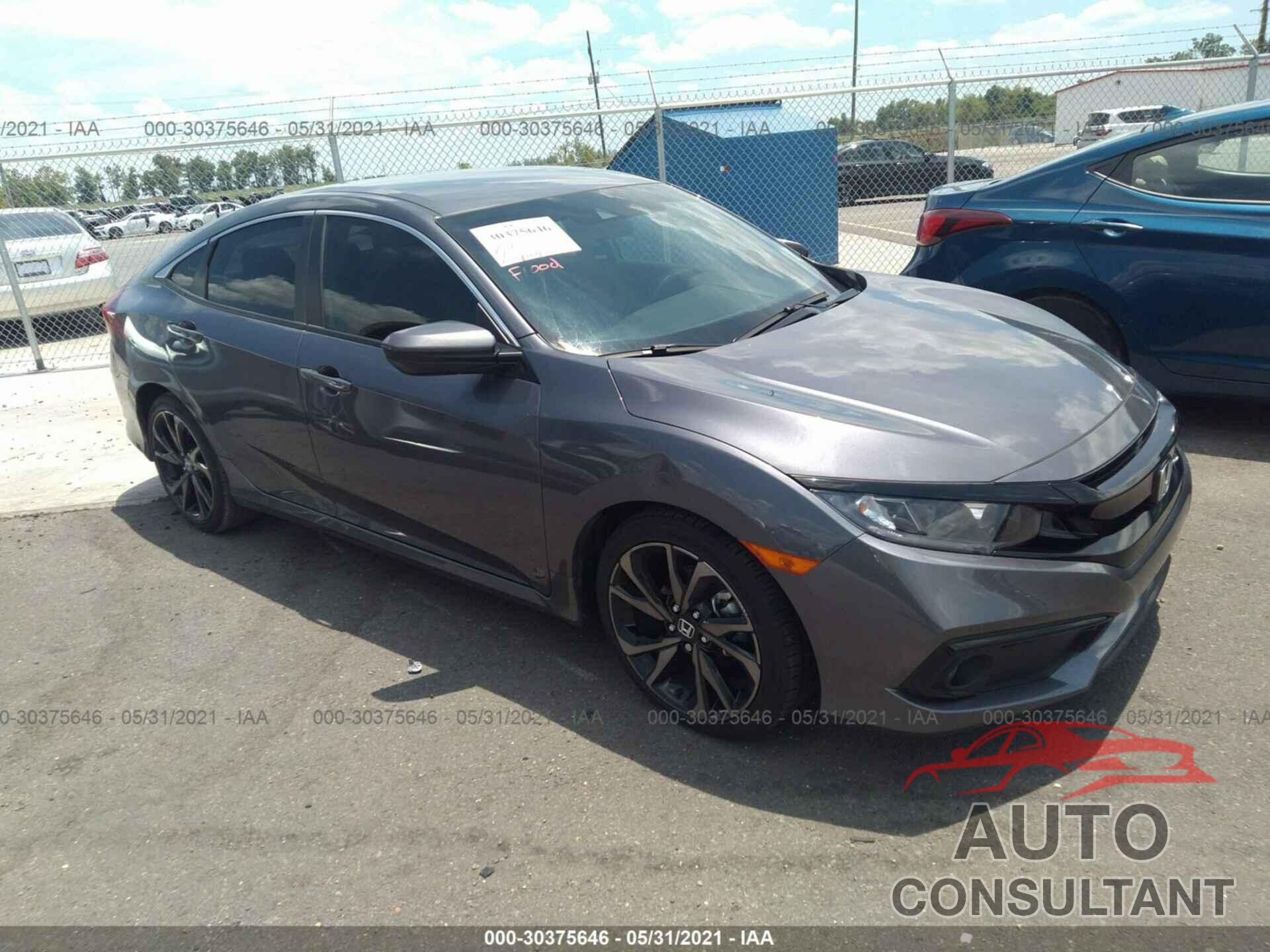 HONDA CIVIC SEDAN 2020 - 2HGFC2F80LH541156