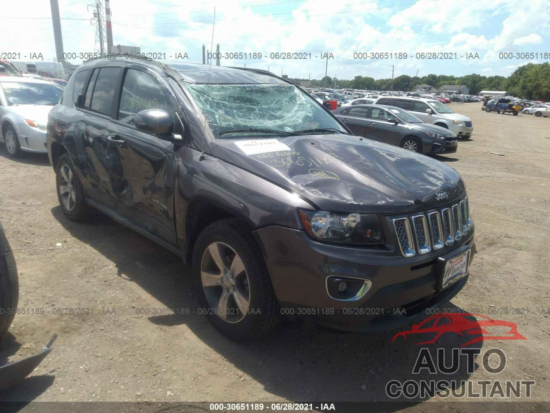 JEEP COMPASS 2017 - 1C4NJDEB6HD107661