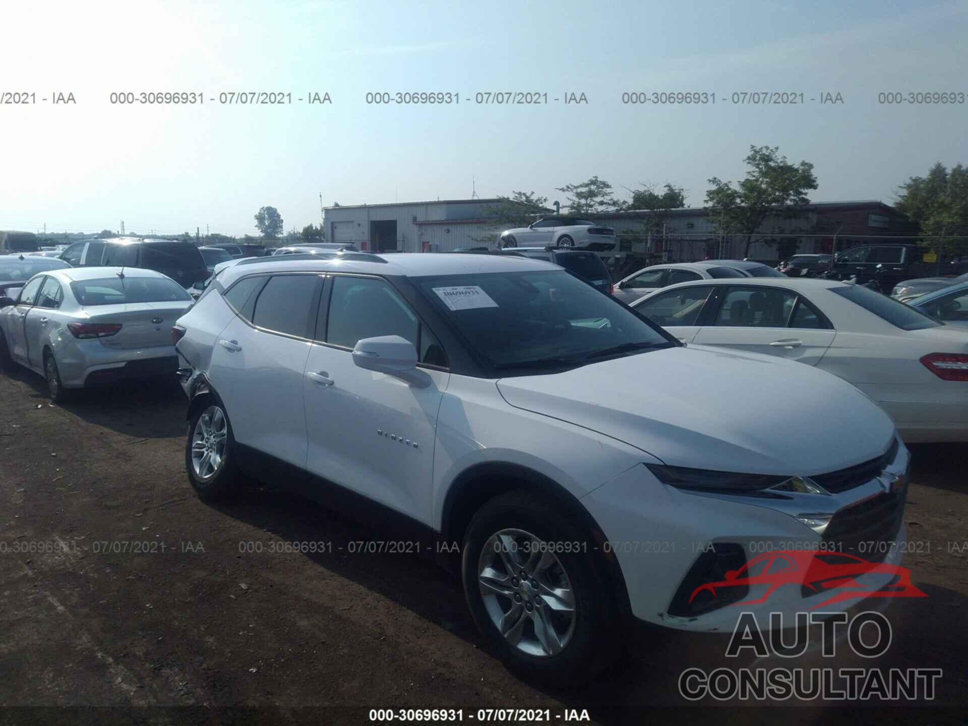 CHEVROLET BLAZER 2021 - 3GNKBCRS4MS547576