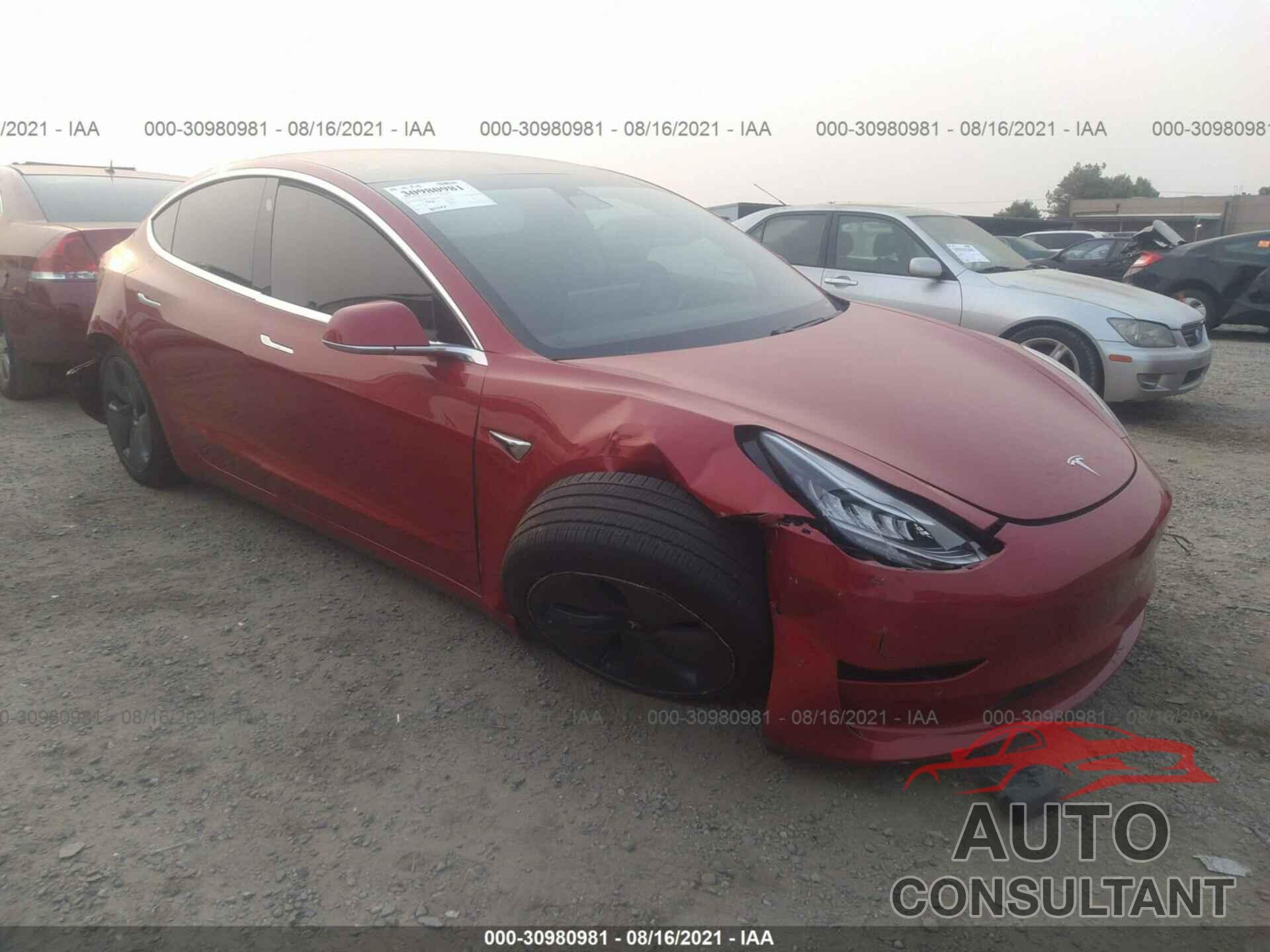 TESLA MODEL 3 2020 - 5YJ3E1EA6LF705235