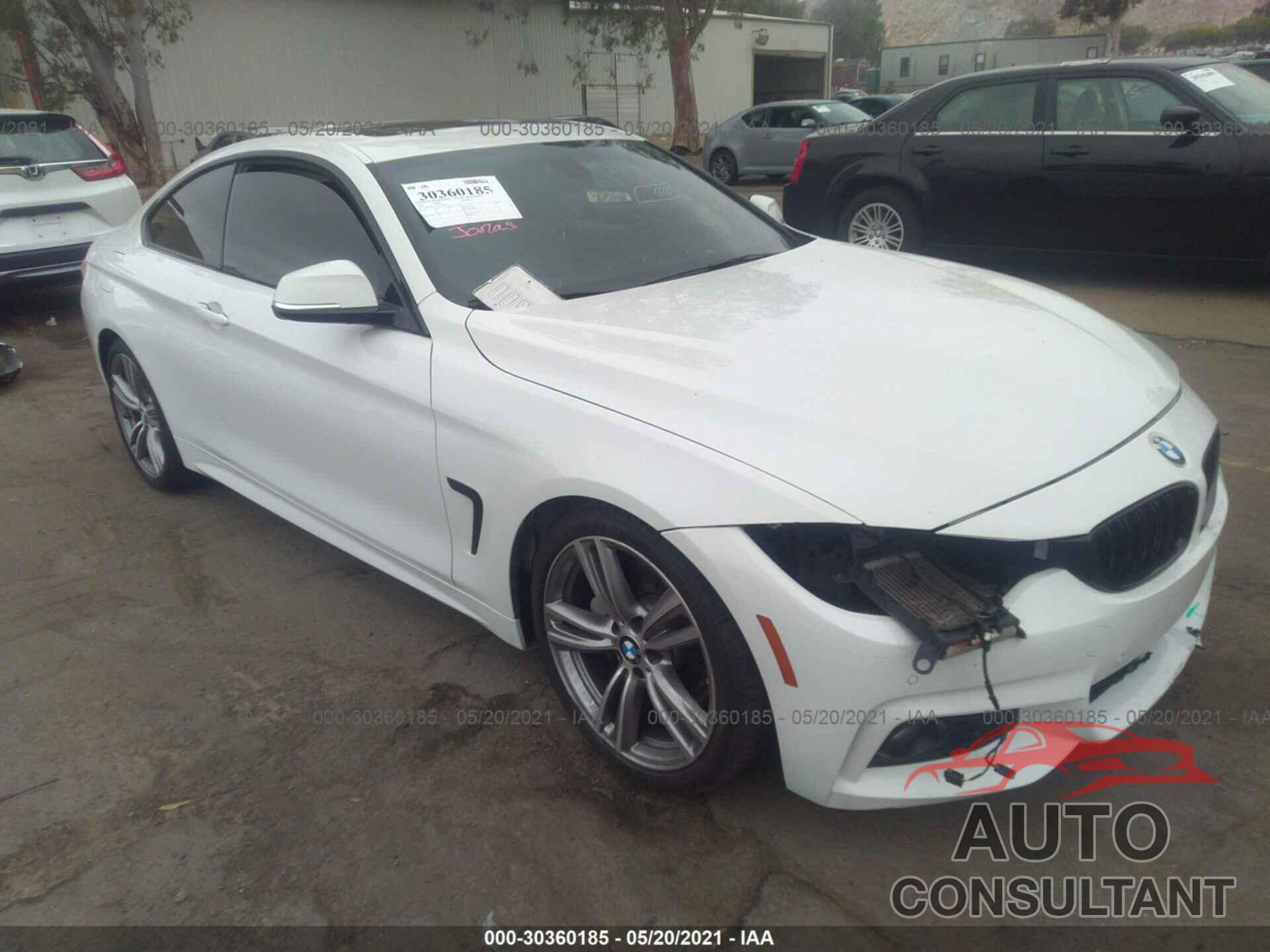 BMW 4 SERIES 2016 - WBA3R1C52GK529266