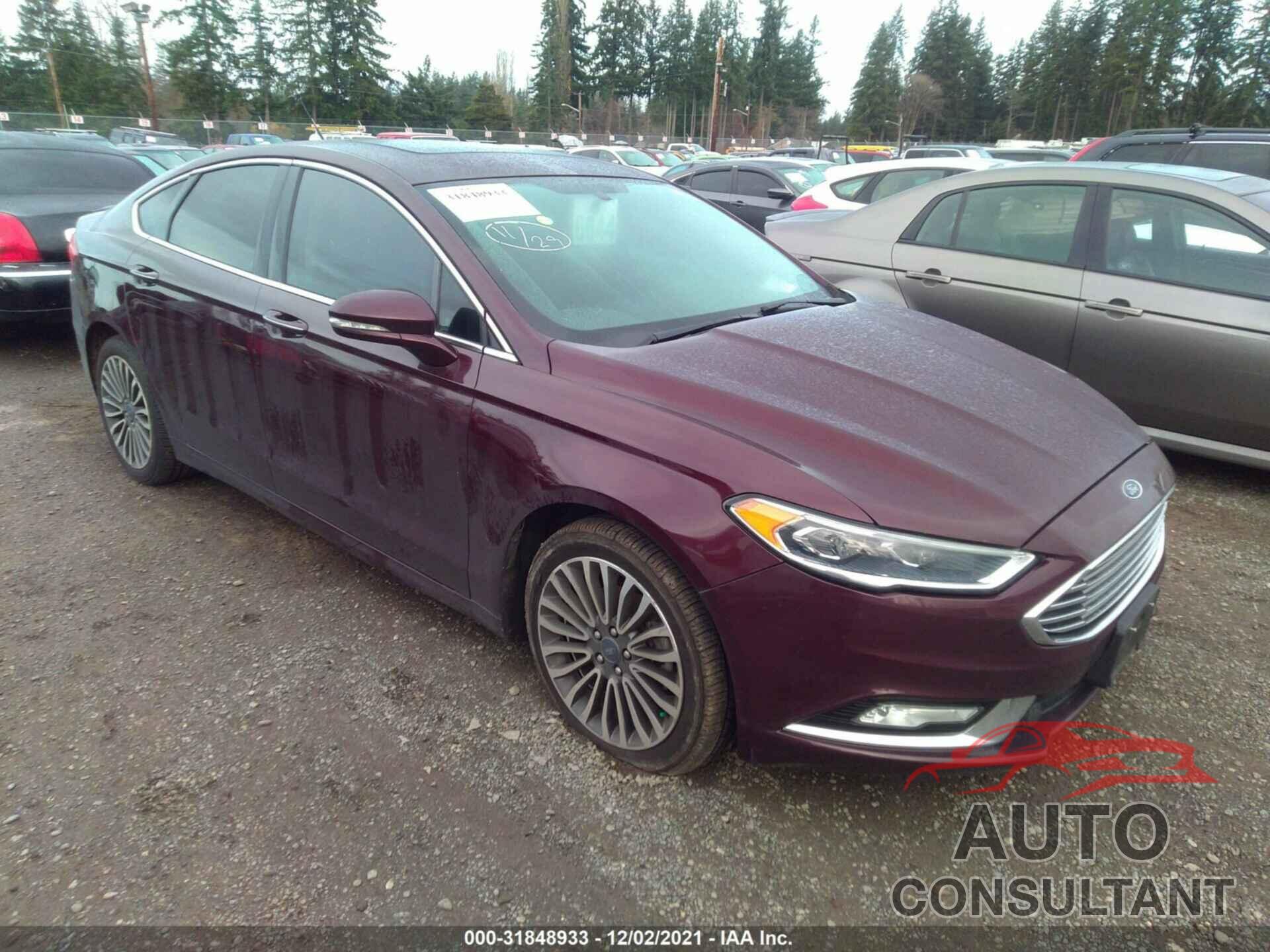 FORD FUSION 2017 - 3FA6P0D99HR121268