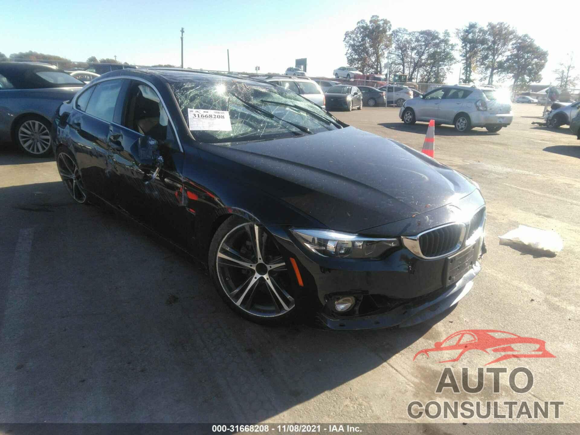 BMW 4 SERIES 2019 - WBA4J3C55KBL09202