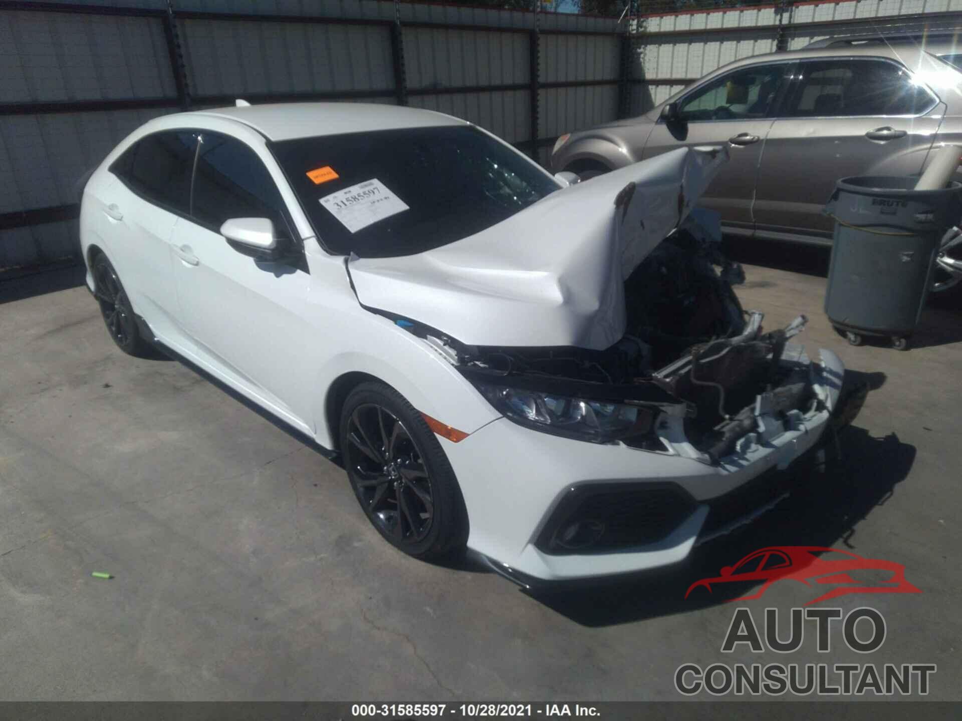 HONDA CIVIC HATCHBACK 2018 - SHHFK7H40JU221264